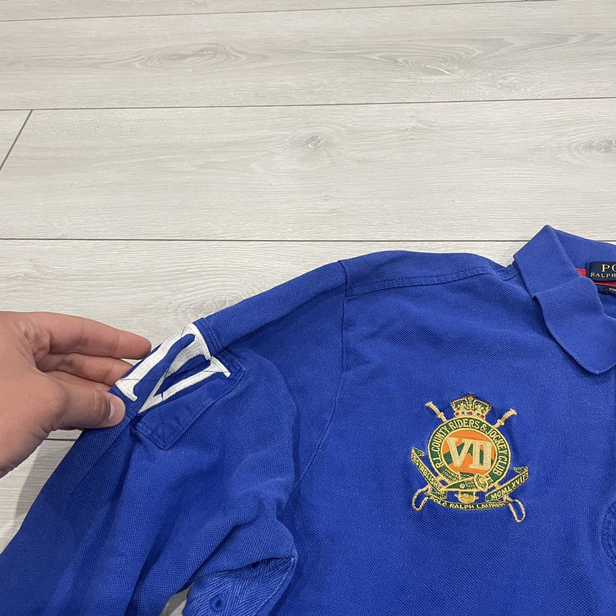 Polo Ralph Lauren × Ralph Lauren × Vintage Polo Ralph Lauren long rugby Chief Keef Polo sweatshirt old Size US L / EU 52-54 / 3 - 3 Thumbnail