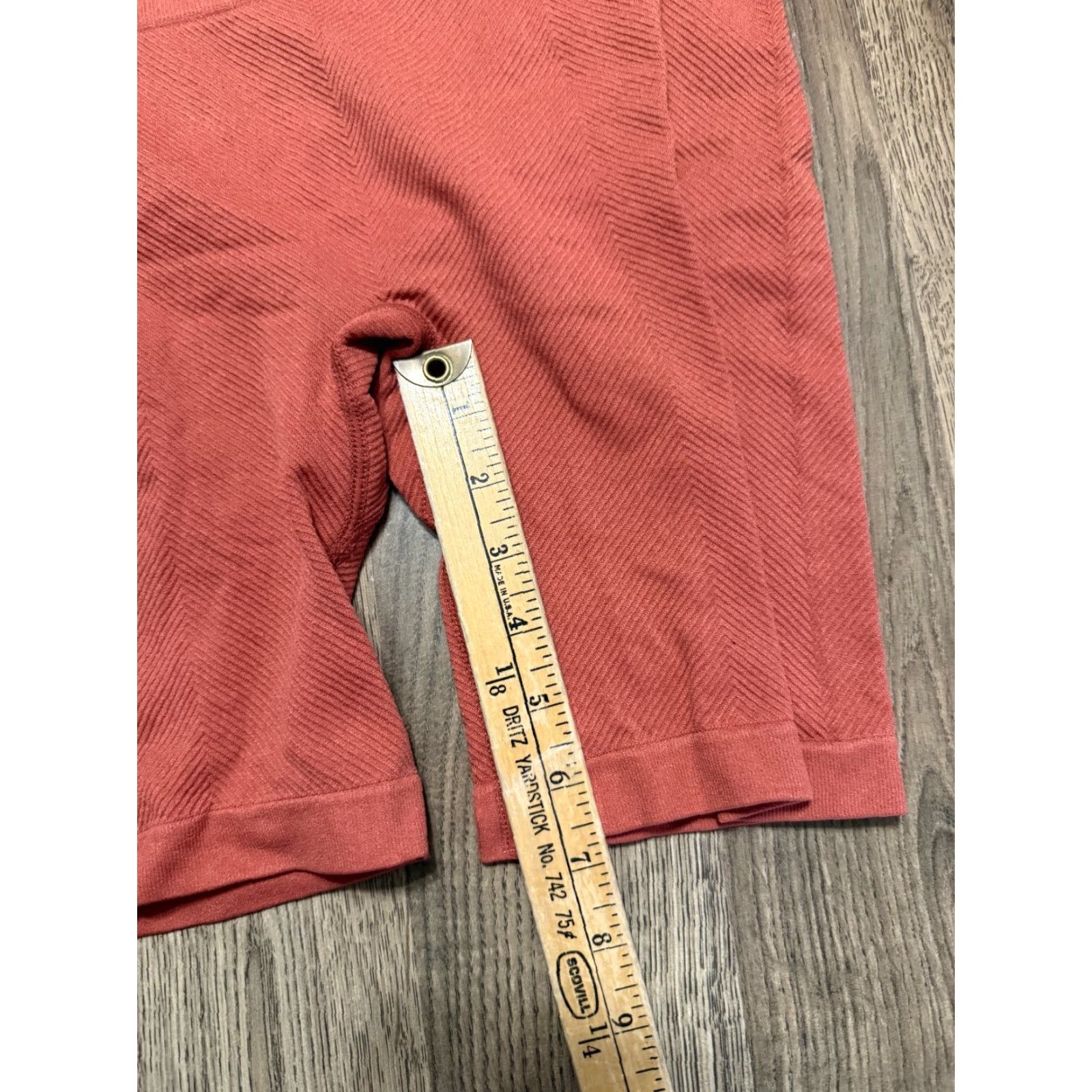 Vintage Maurices Shorts Women’s Small Orange Biker Shorts Pull On Casual Activewear Stretch 3 in Inseam Regular Size ONE SIZE - 5 Thumbnail