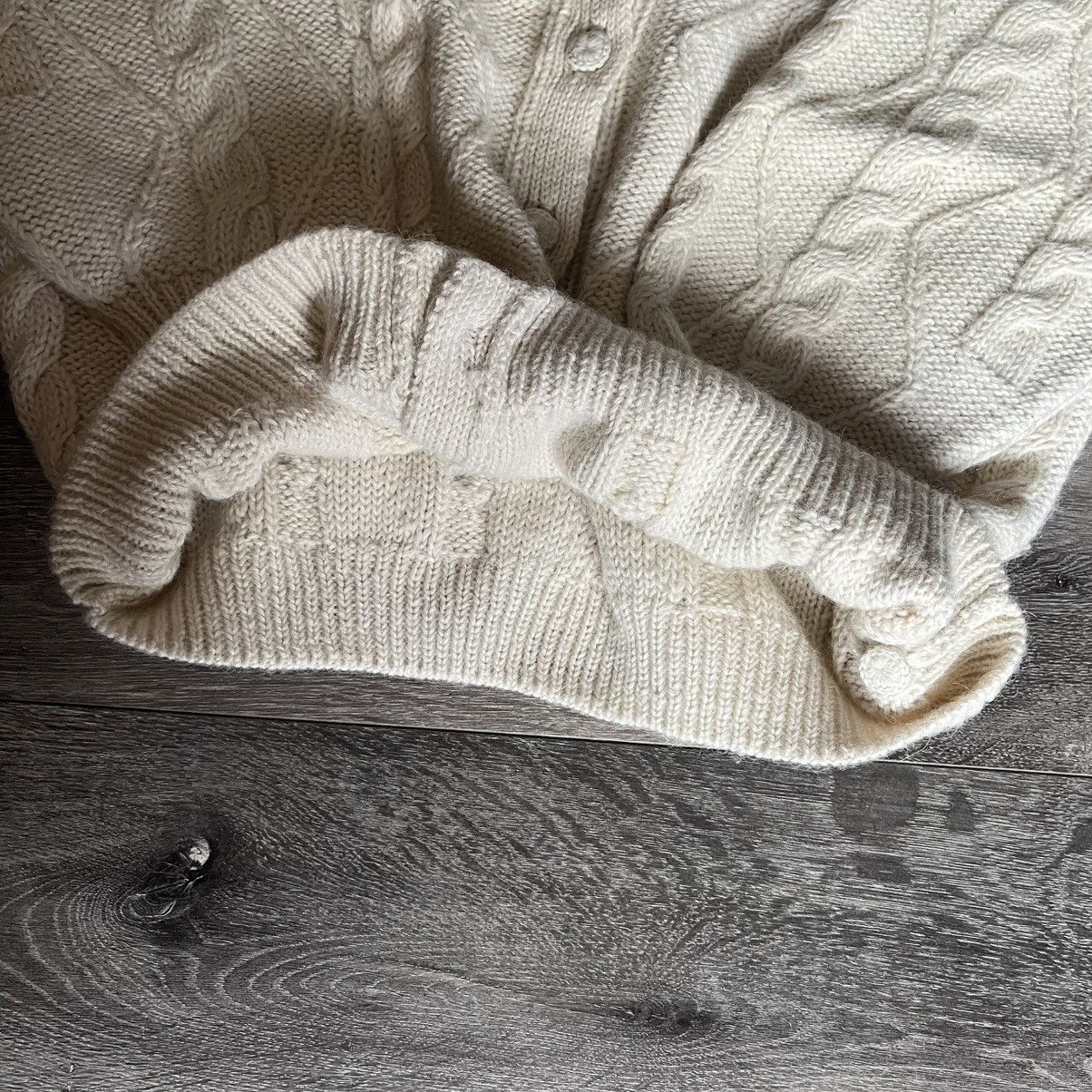Vintage Vintage Los Andes Alpaca Wool Rope Handicraft Button Sweater Size US L / EU 52-54 / 3 - 5 Thumbnail