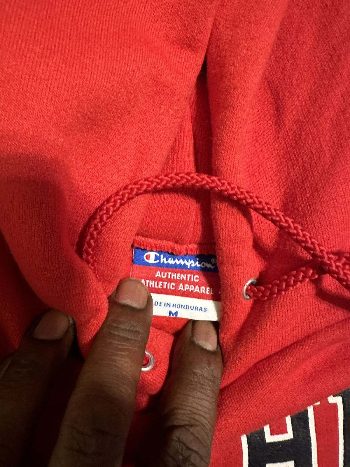 NCAA × Vintage Vintage Champion NCAA SMU Mustangs hoodie 00s size medium Size US M / EU 48-50 / 2 - 3 Thumbnail