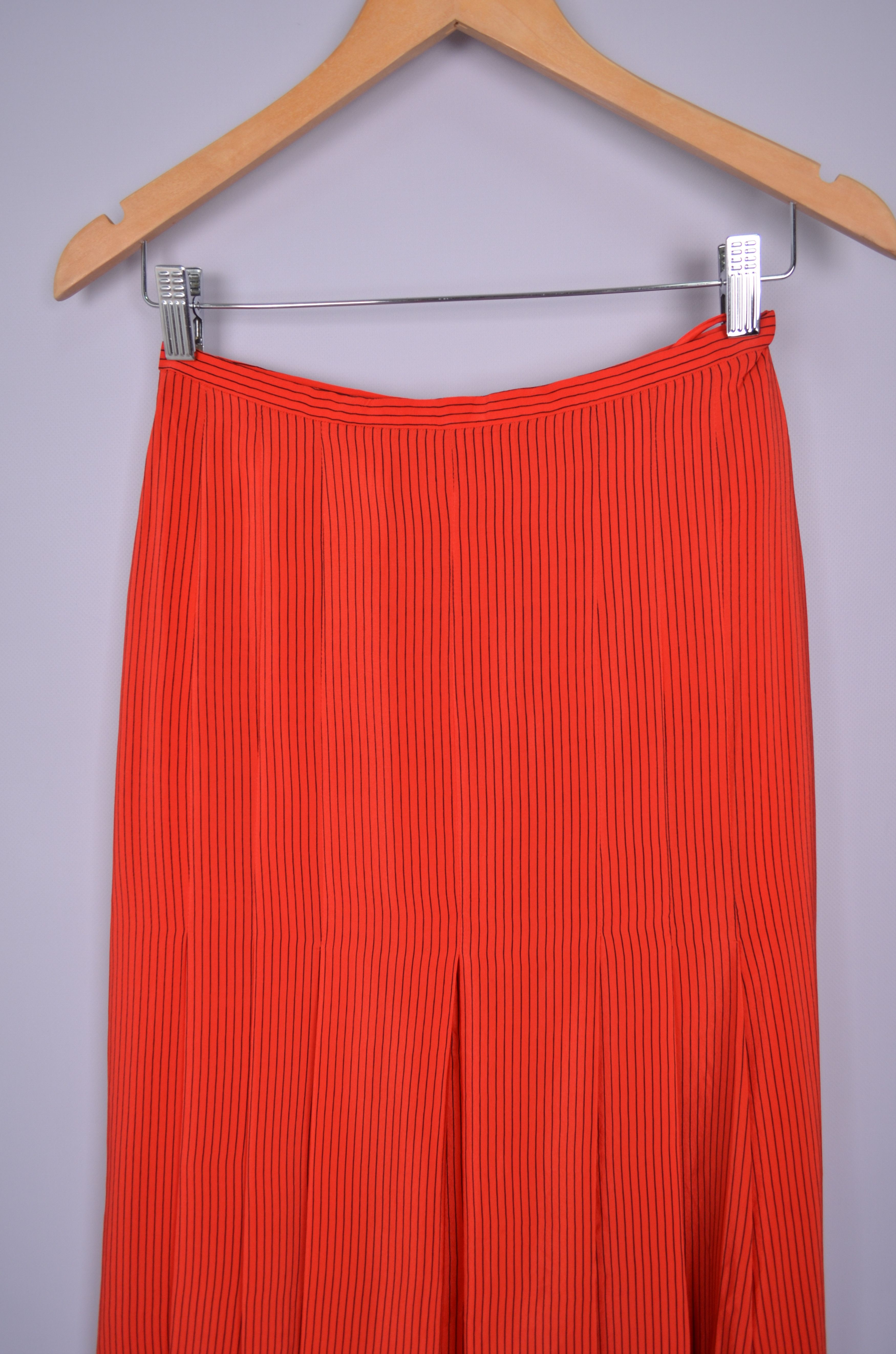 Akris × Designer Akris Feldpausch 100% Silk Stripe Suit Blouse Skirt Size 38 Size M / US 6-8 / IT 42-44 - 12 Thumbnail
