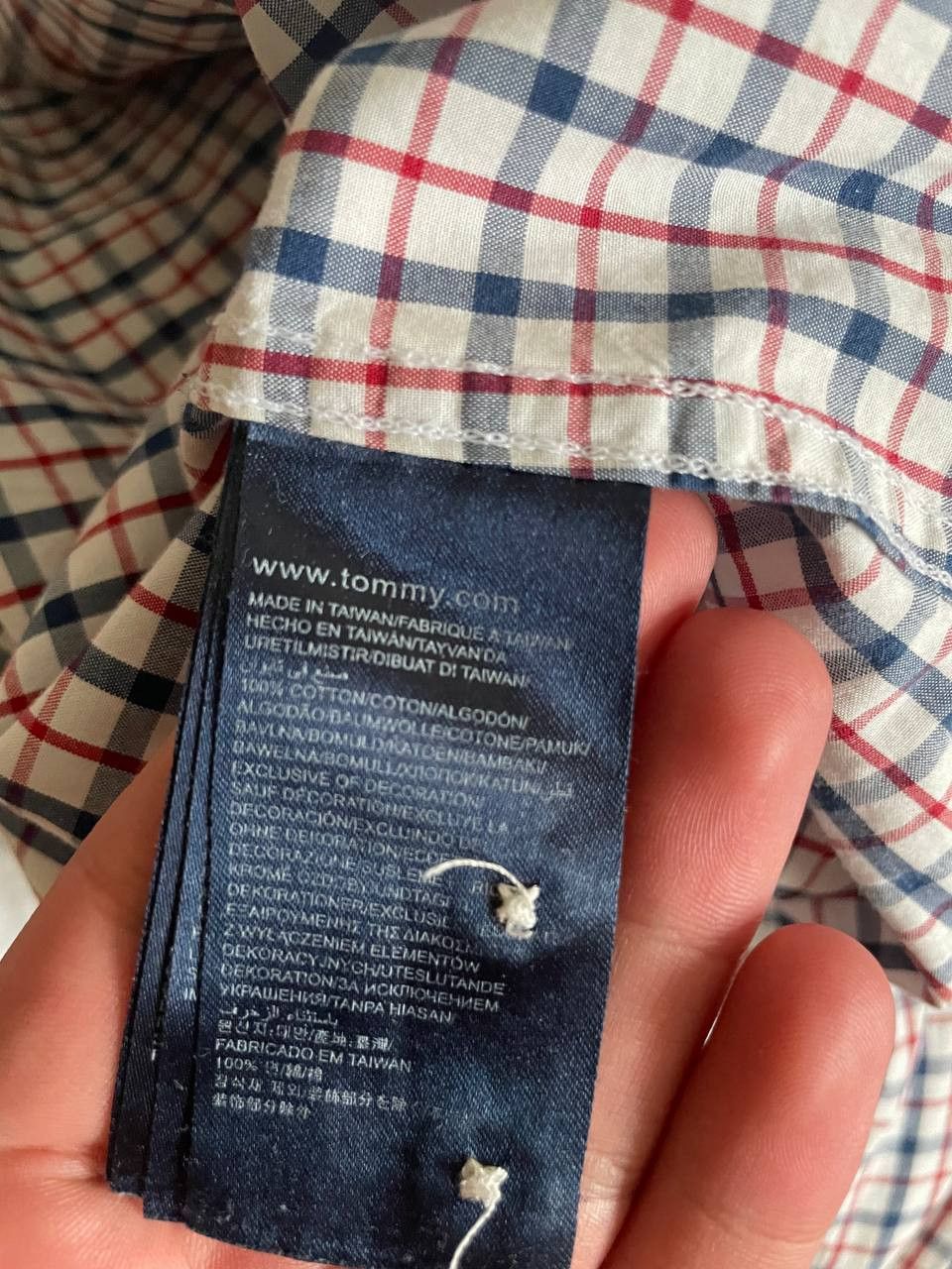 Tommy Hilfiger Tommy Hilfiger Checked Shirt Size US M / EU 48-50 / 2 - 4 Thumbnail
