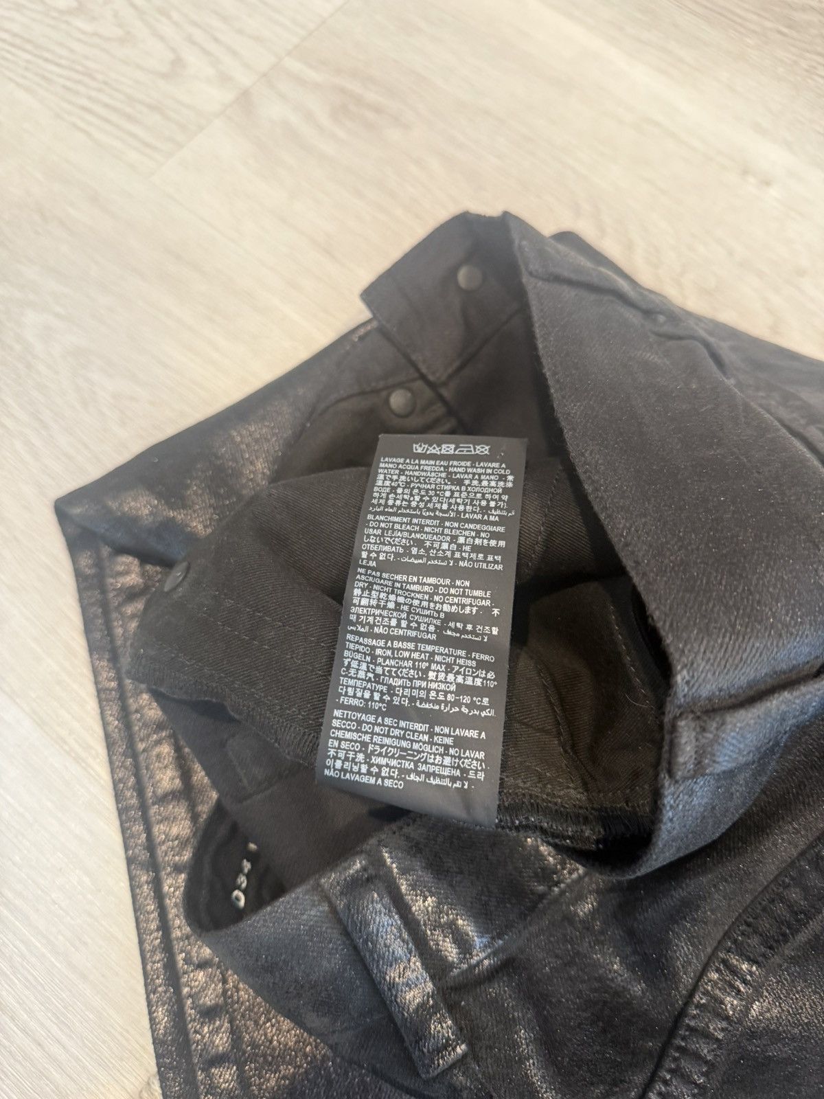 Saint Laurent Paris s/s 2020 waxed skinny denim!! Size US 26 / EU 42 - 9 Thumbnail
