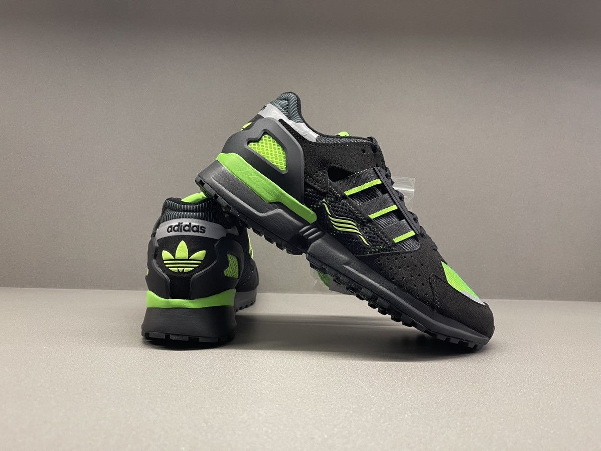 Adidas Adidas ZX 10.000 C Core Black Solar Green Size US 12 / EU 45 - 7 Thumbnail
