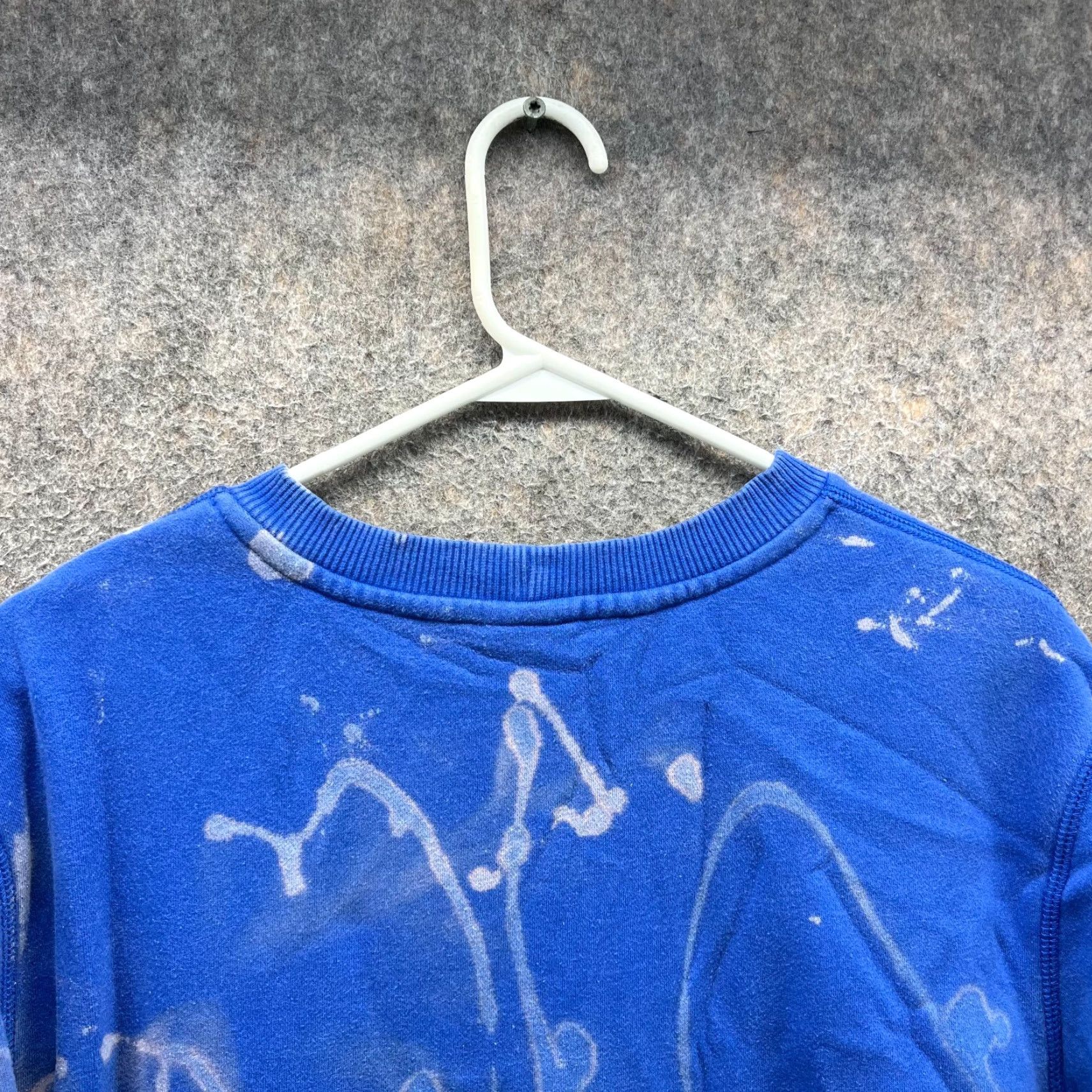 Nike VINTAGE Nike Sweater Mens XL Blue Crewneck Pullover Fleece Swoosh Washed + Logo 90s? Size US XL / EU 56 / 4 - 6 Thumbnail