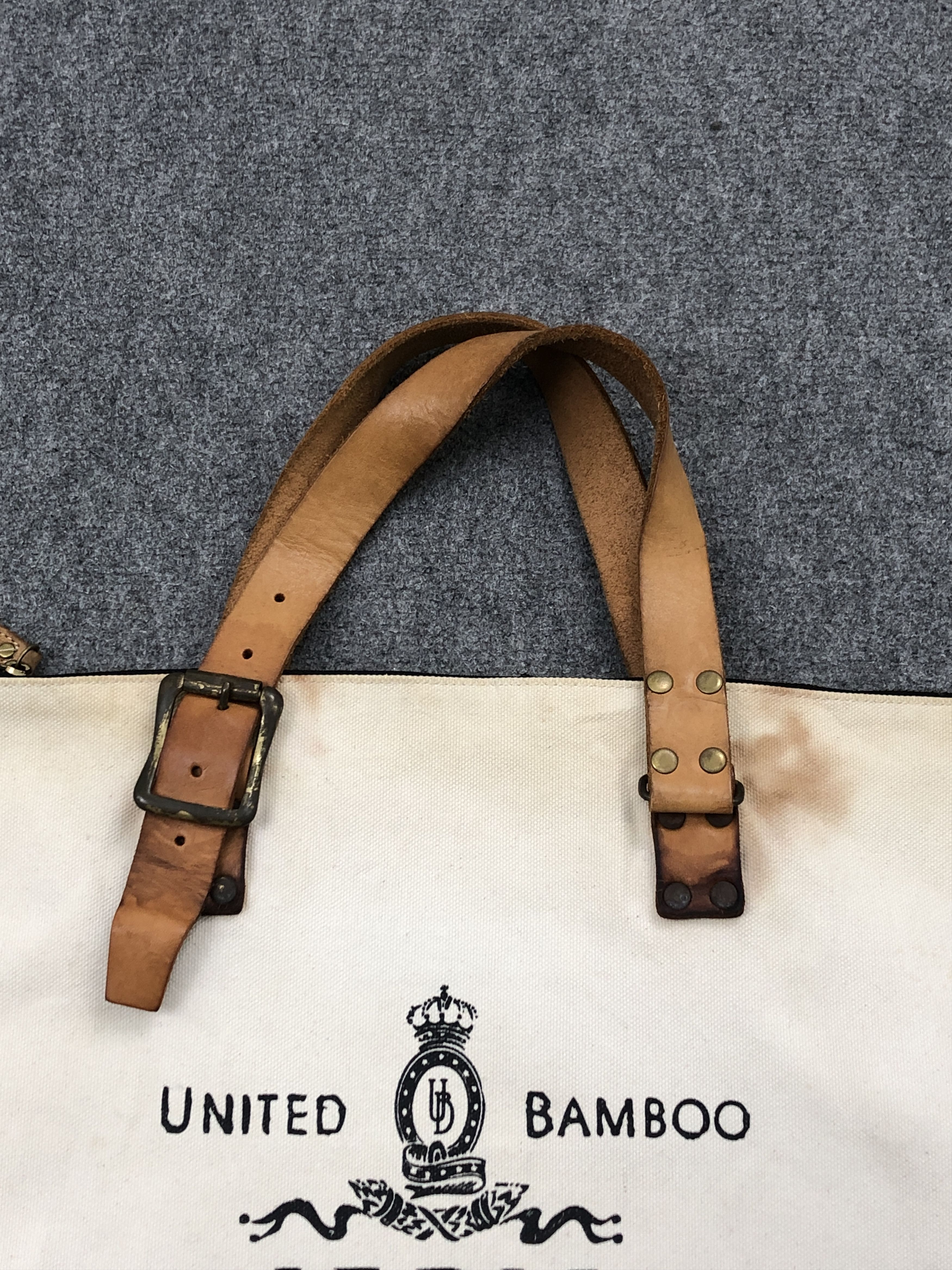 United Bamboo Vintage 80s United Bamboo Le Bac Shoulder Bag BG0158 Size ONE SIZE - 4 Thumbnail