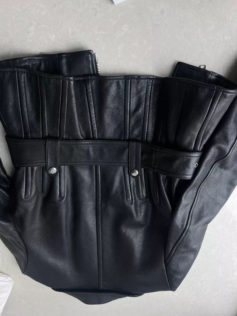 Alexander McQueen Alexander McQUEEN Leather jacket, classic style, genuine le Size XS / US 0-2 / IT 36-38 - 7 Thumbnail