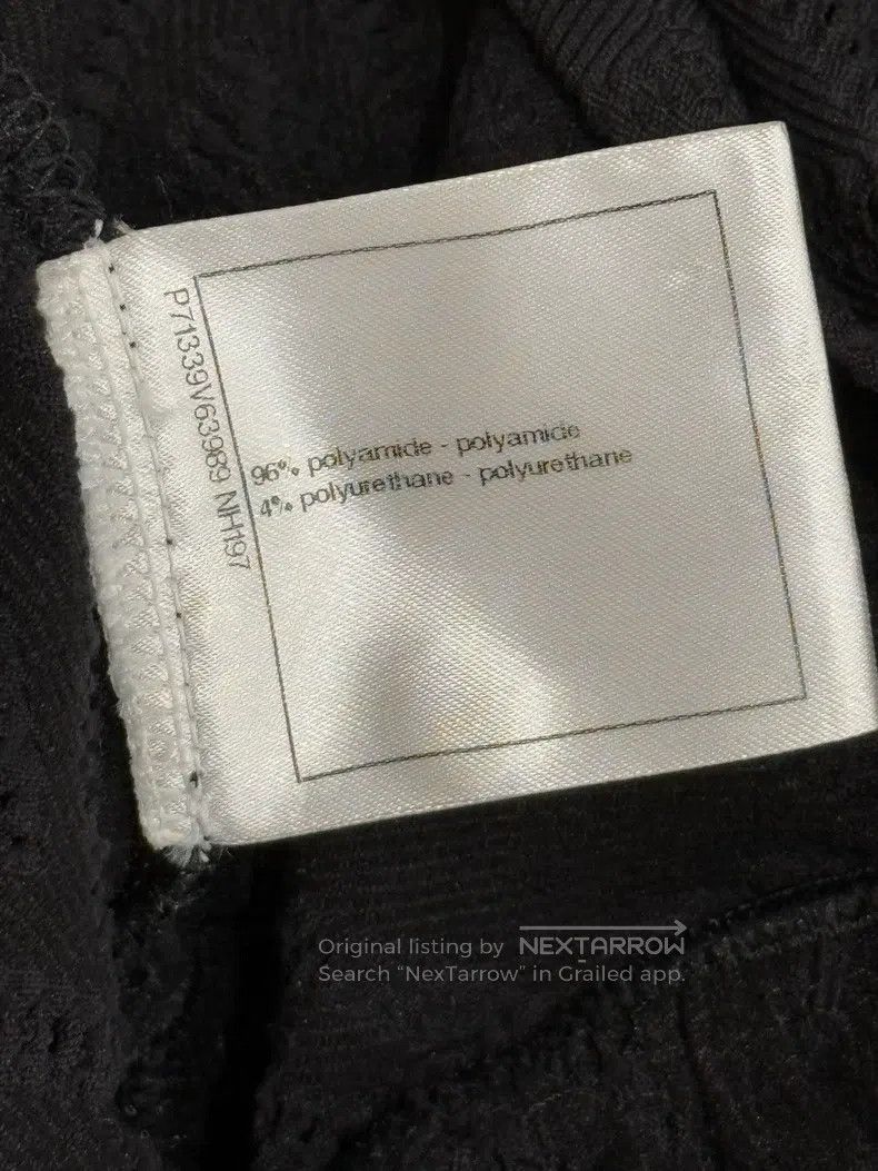 Chanel Chanel Black classic diamond checkered ruffle sleeveless d Size XXS / US 00 / IT 34 - 8 Thumbnail
