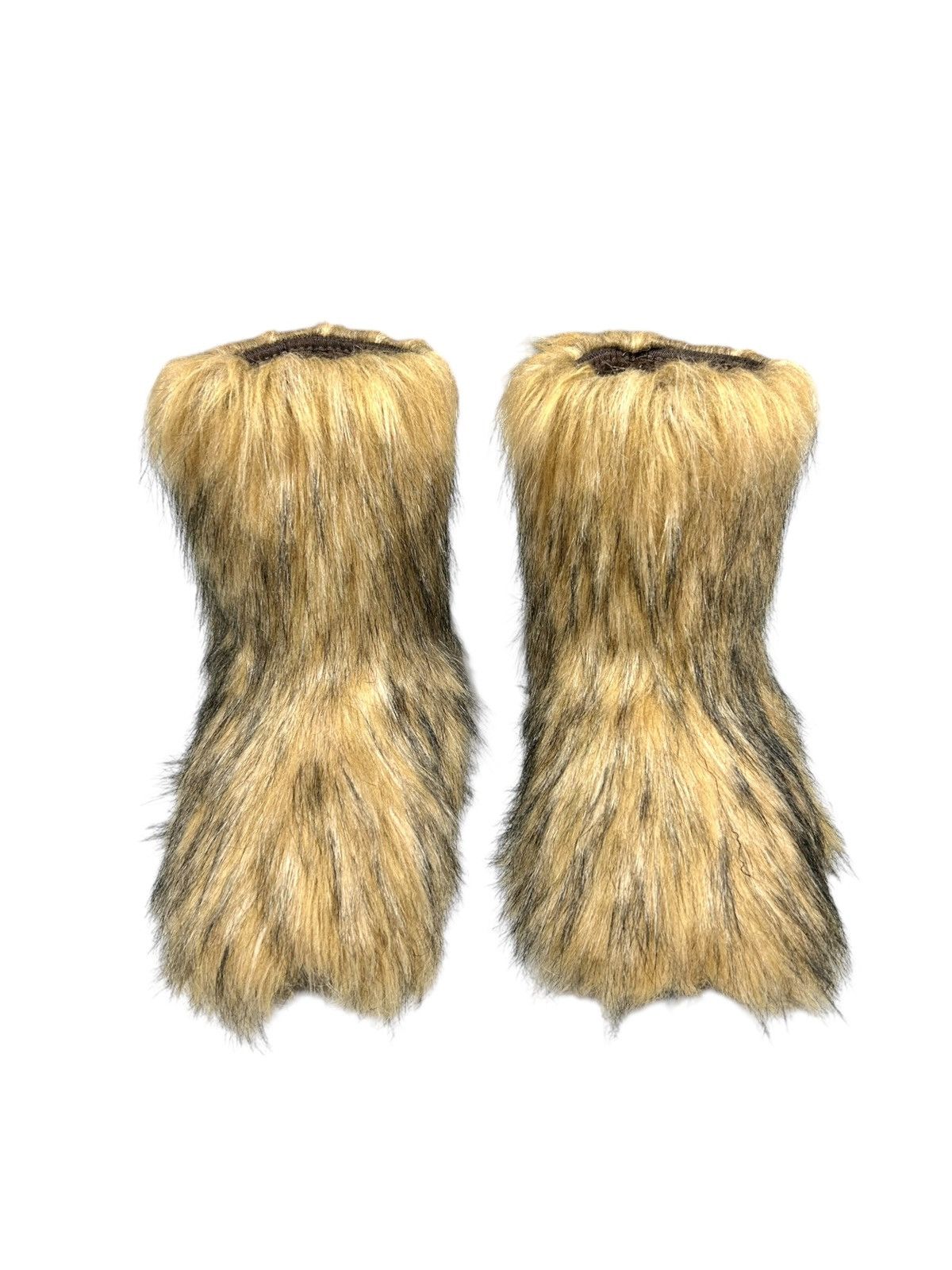If Six Was Nine Vintage Yeti Fur y2k fluffy faux boots Size US 10 / IT 40 - 2 Thumbnail