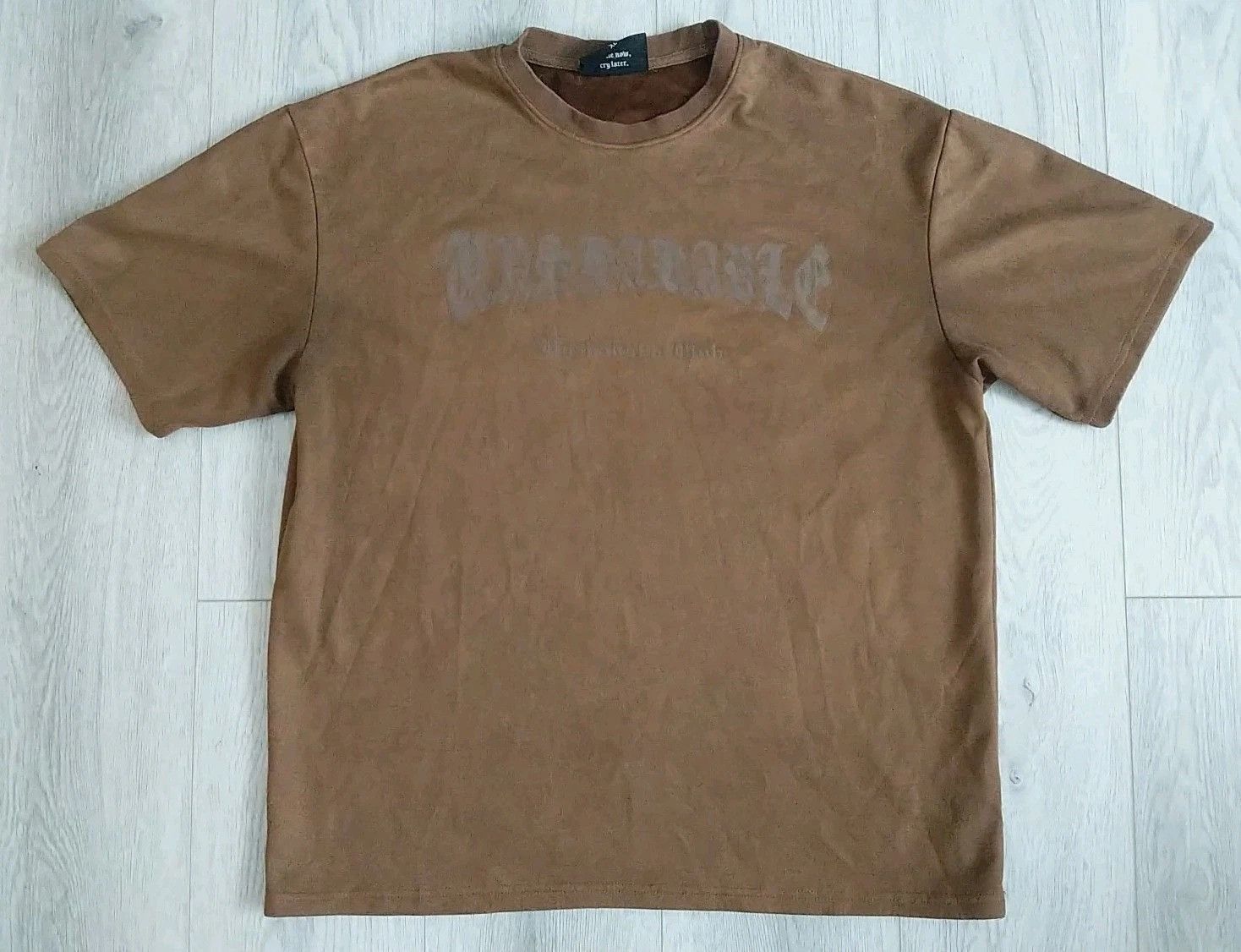 Other “Unshakable Club” T-Shirt Soft Faux Suede Fabric T-Shirt Size US XL / EU 56 / 4 - 1 Thumbnail