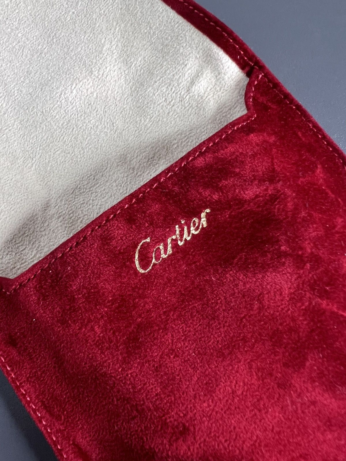 Cartier Cartier Watch Travel Case Pouch Suede Size ONE SIZE - 4 Thumbnail