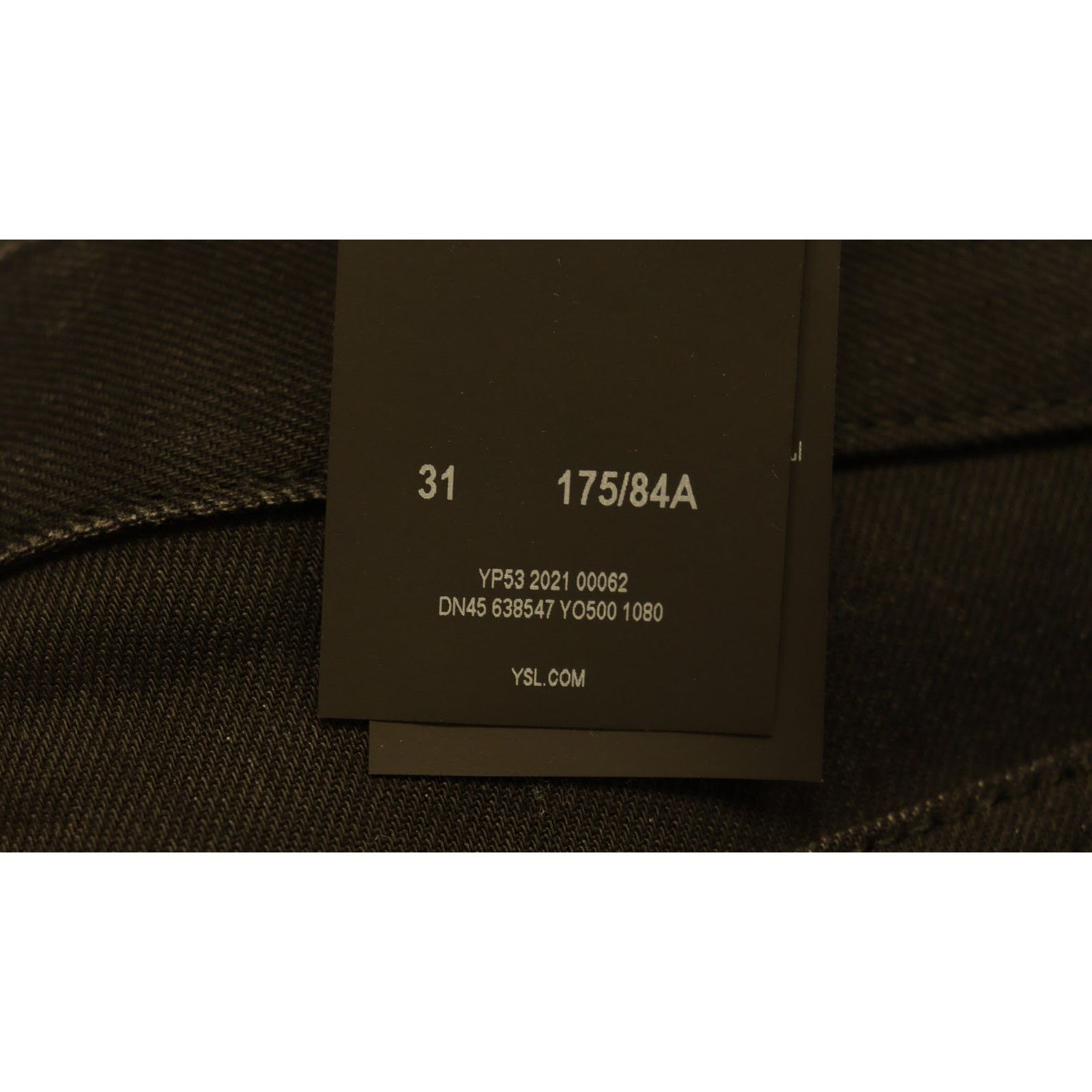 Saint Laurent Paris o1rshd1 Denim Short in Black Size US 31 - 8 Thumbnail