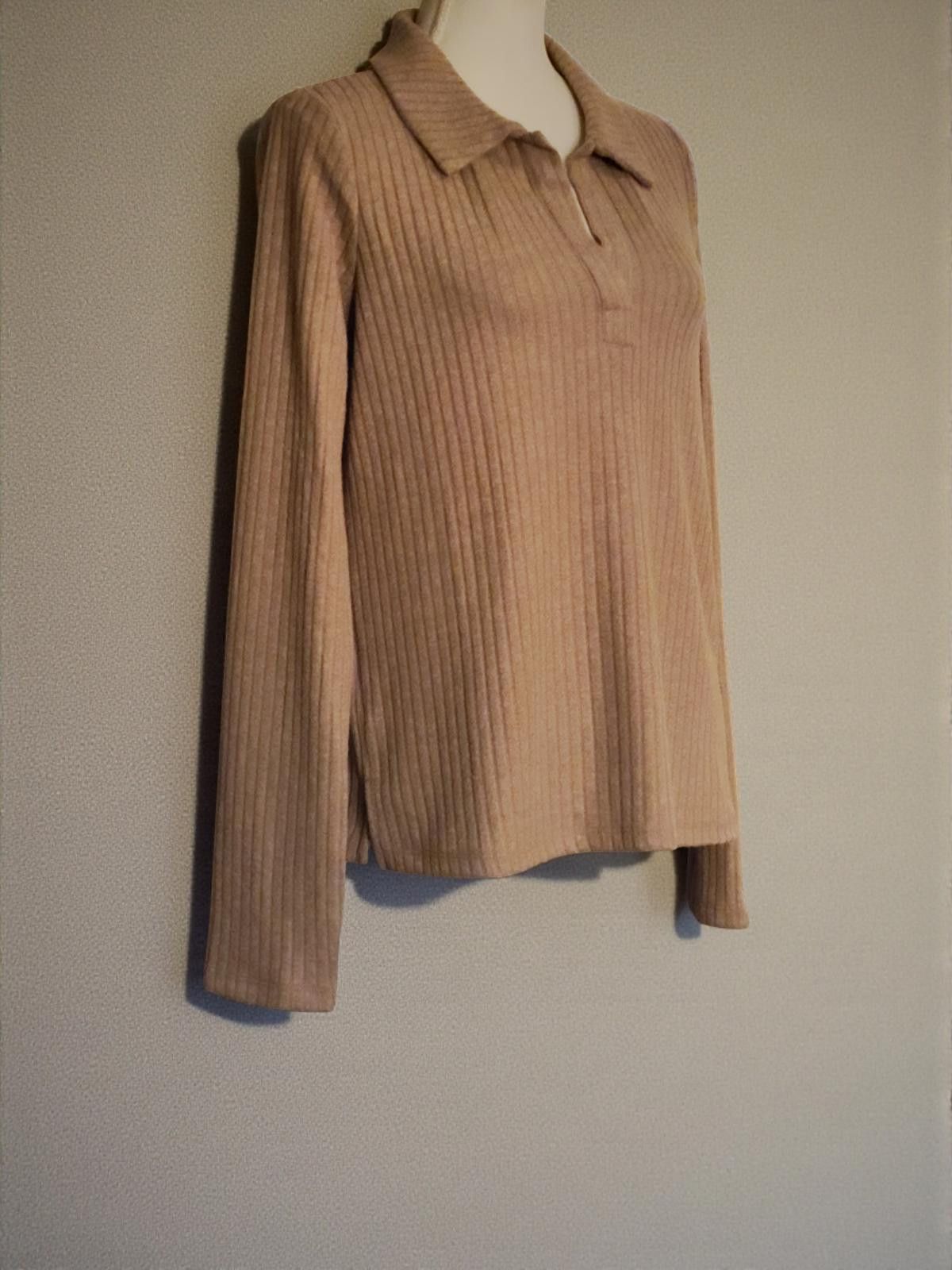 Other Jazmine Long Sleeve Johnny Collar Knit Top - Size Large Size L / US 10 / IT 46 - 4 Thumbnail