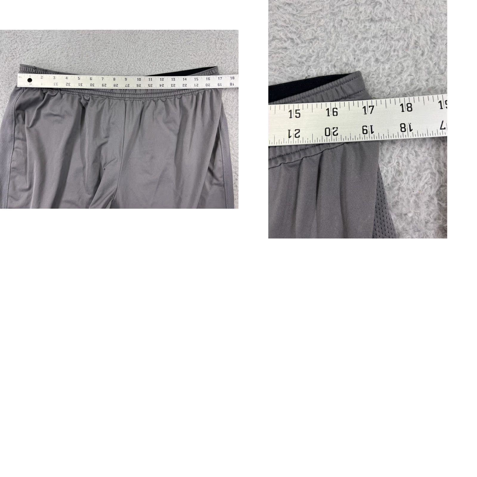 Under Armour Under Armour Shorts Mens XL Gray Polyester Athletic Basketball Gym Elastic Waist Pockets Size US 36 / EU 52 - 9 Thumbnail