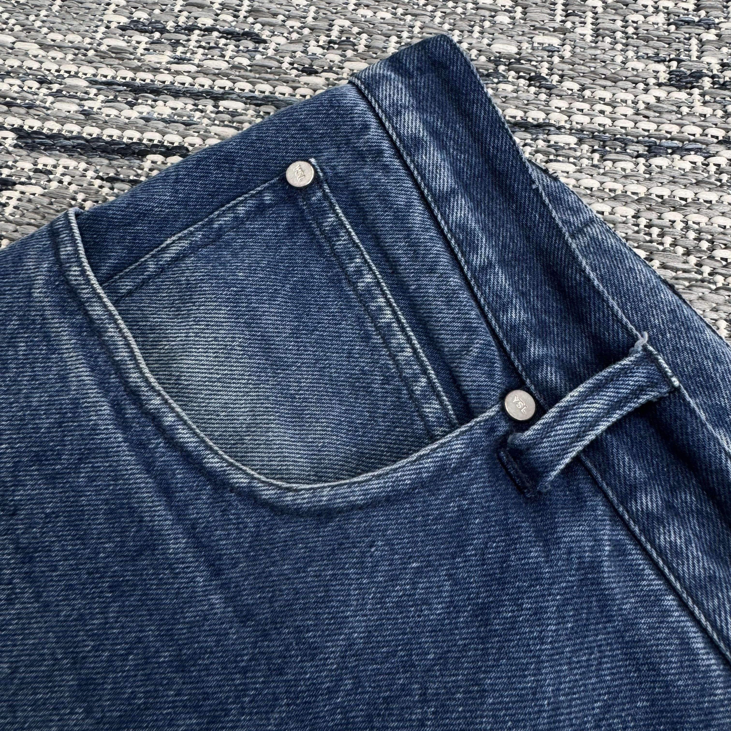 Saint Laurent Paris VINTAGE 90’s SAINT LAURENT JEANS YSL DENIM SIZE 38x33 Size US 38 / EU 54 - 5 Thumbnail