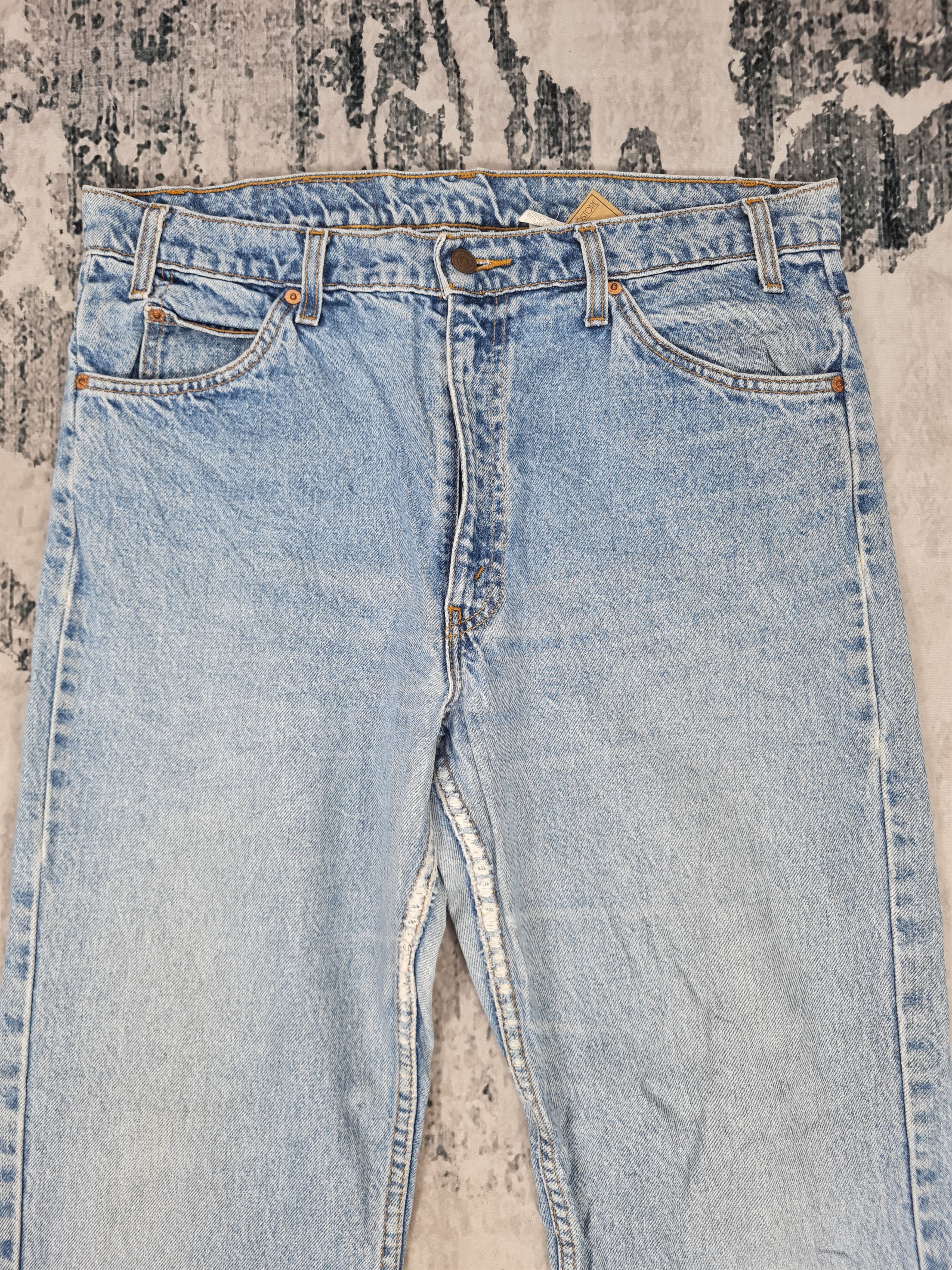Levi's Vtg 90's LEVIS 505 Orange Tab Light Blue Jeans L0355 36X32 Size US 36 / EU 52 - 4 Thumbnail