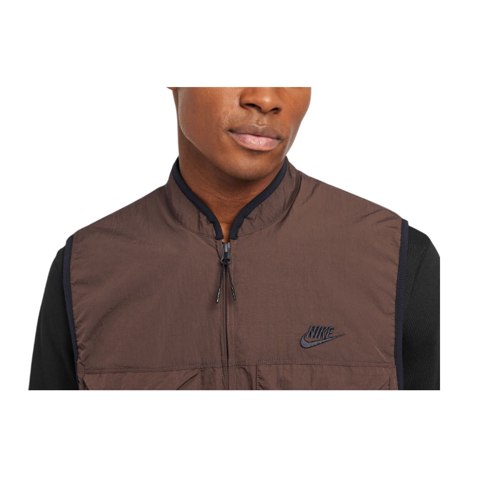 Nike Nike Vest Mens Medium Brown Baroque Tech Woven Utility Light Size US M / EU 48-50 / 2 - 7 Thumbnail