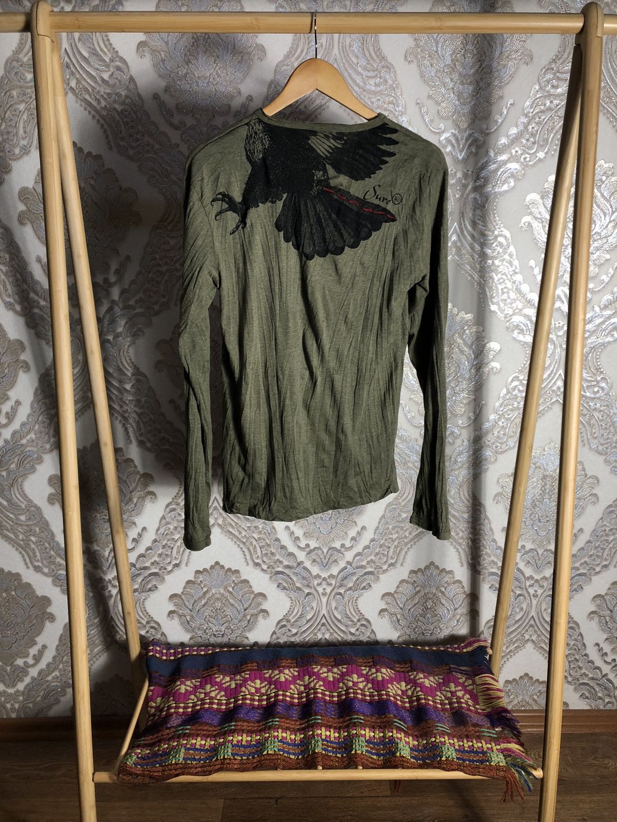 Other VERY RARE EAGLE LONG SLEEVE DESIGNER JAPAN STYLE DELUX 90s Size US M / EU 48-50 / 2 - 4 Thumbnail