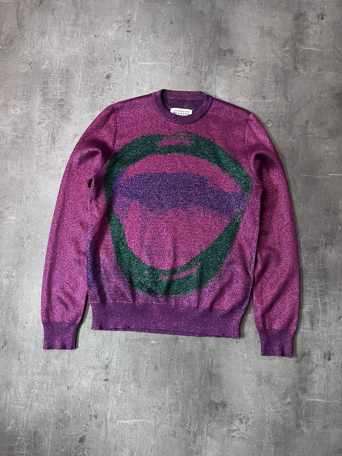 Maison Margiela Maison Margiela A/W 2015 Glitter lips sweater Size US S / EU 44-46 / 1 - 1 Thumbnail