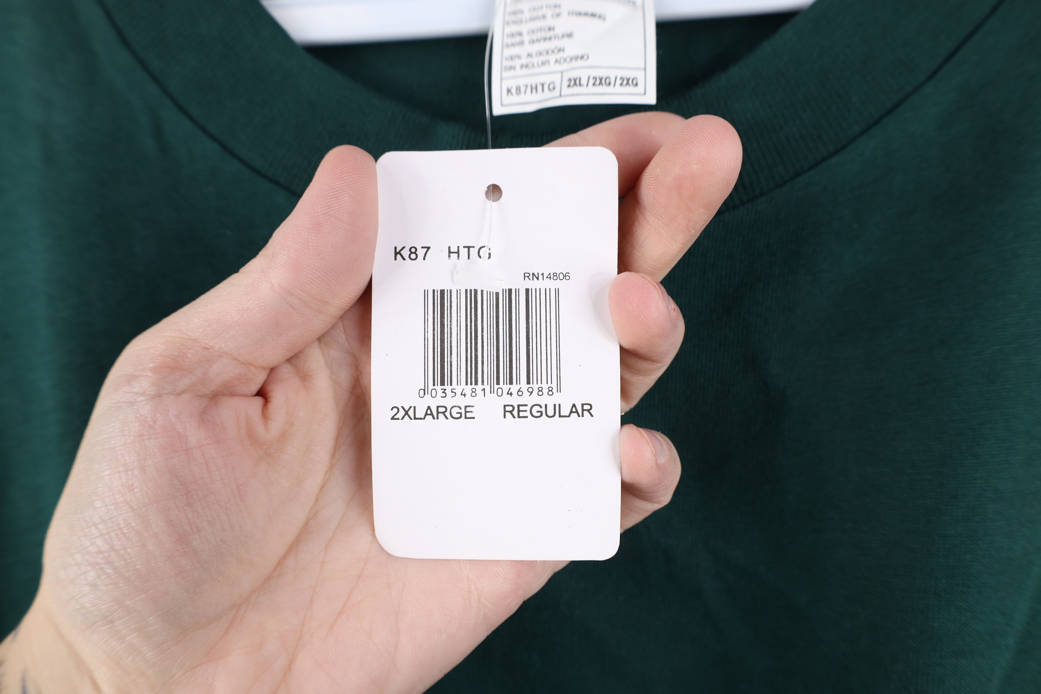 Carhartt Deadstock Vintage 90s Carhartt Pocket T-Shirt Hunter Green Size US XXL / EU 58 / 5 - 7 Thumbnail