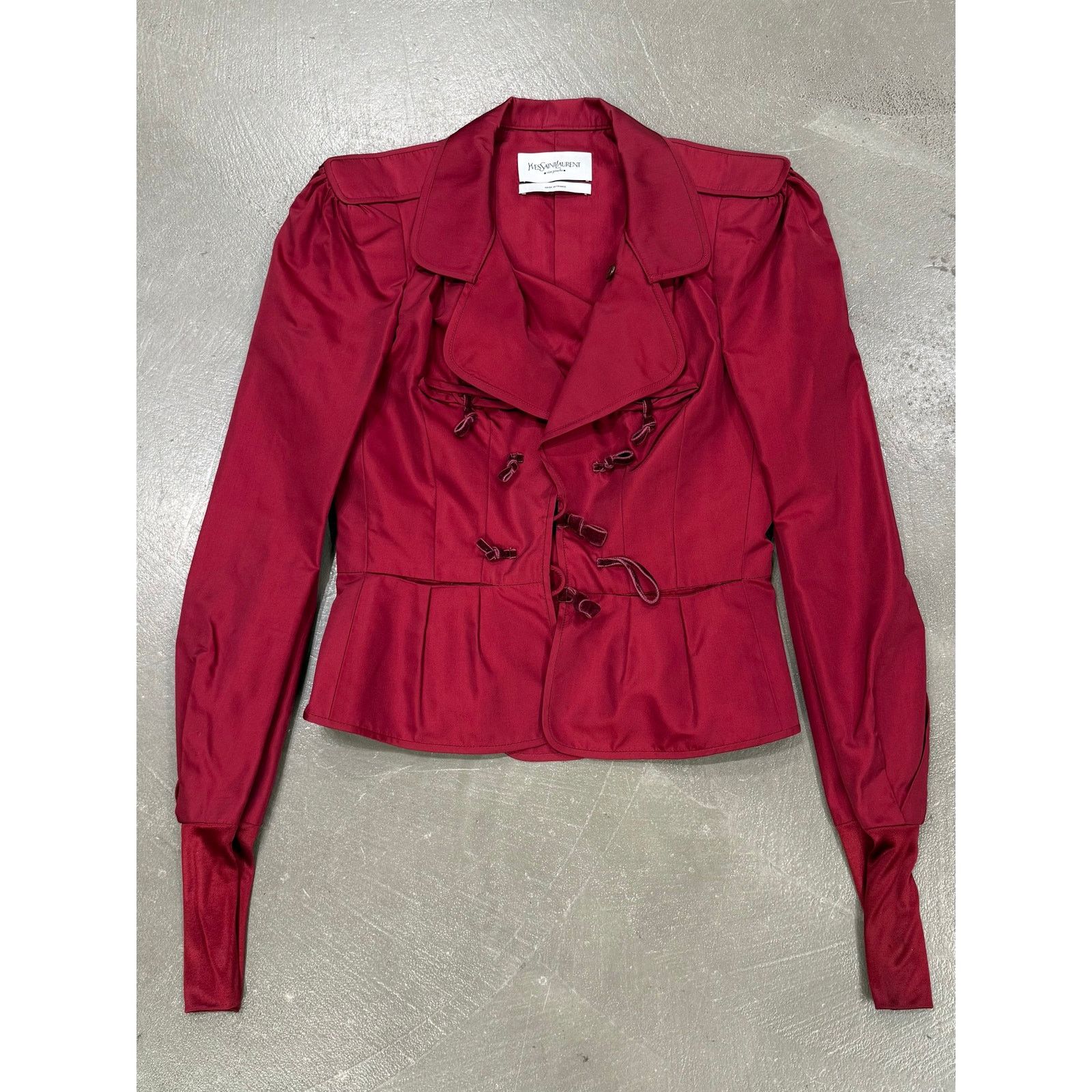 Saint Laurent Paris 2004 Yves Saint Laurent by Tom Ford runway pagoda jacket Size S / US 4 / IT 40 - 3 Thumbnail