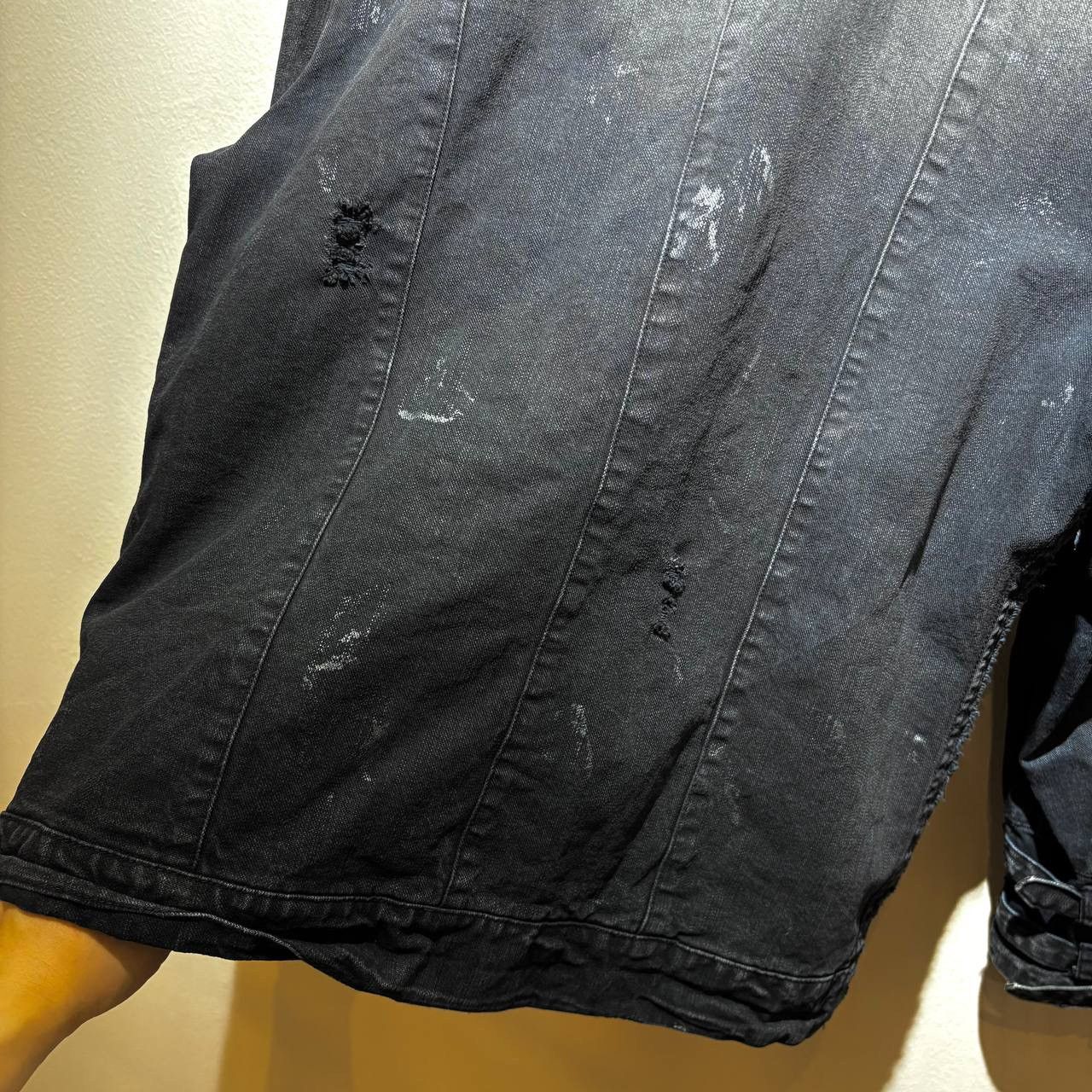 In The Attic In The Attic Distressed Studded Bondage Denim Jacket Size US L / EU 52-54 / 3 - 9 Thumbnail