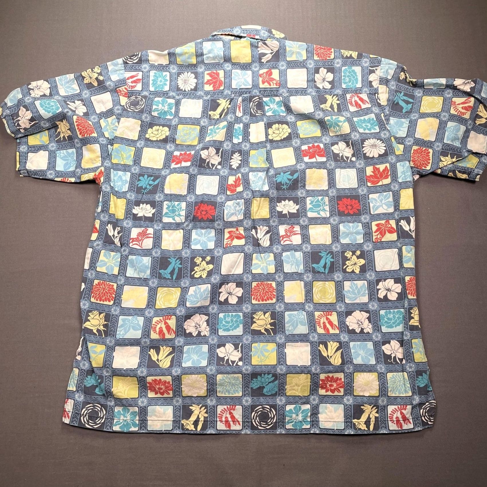 Tori Richard Tori Richard Shirt Mens Large Multicolor Hawaiian Aloha Floral Cotton Button Up Size US L / EU 52-54 / 3 - 4 Thumbnail