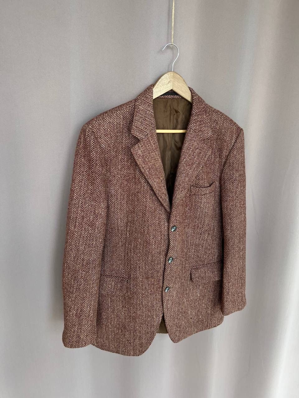 Harris Tweed Harris Tweed Wentex Modell Mens Size M/L Vintage Blazer Size 42R - 5 Thumbnail