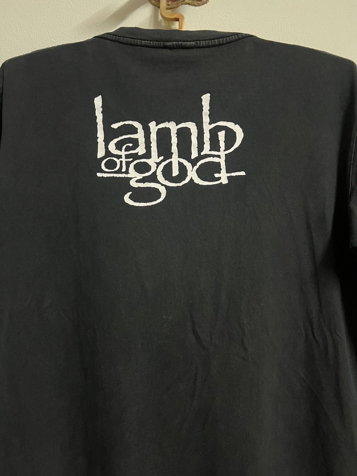 Band Tees Lamb of God Raven Skull Graphic Band Tee Black L Size US L / EU 52-54 / 3 - 3 Thumbnail