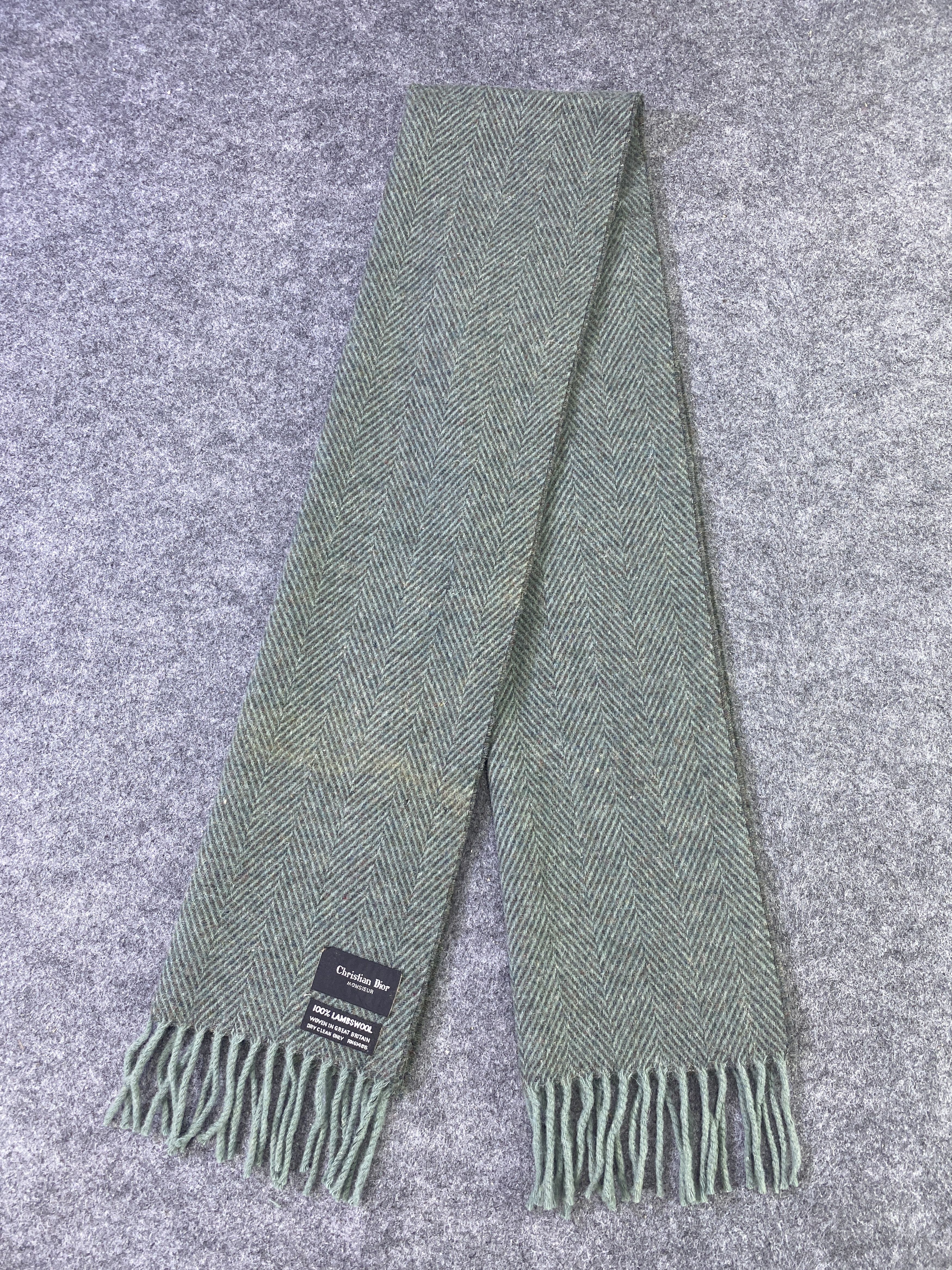 Christian Dior Monsieur Christian Dior Monsieur Scarf / Muffler / Neckwear -T697 Size ONE SIZE - 4 Thumbnail