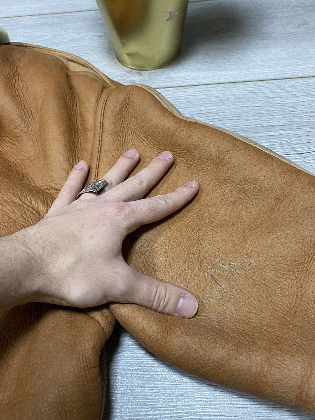 Other SHEEPSKIN COAT LEATHER TYPE B-3 AVIATION JACKET Size US M / EU 48-50 / 2 - 8 Thumbnail