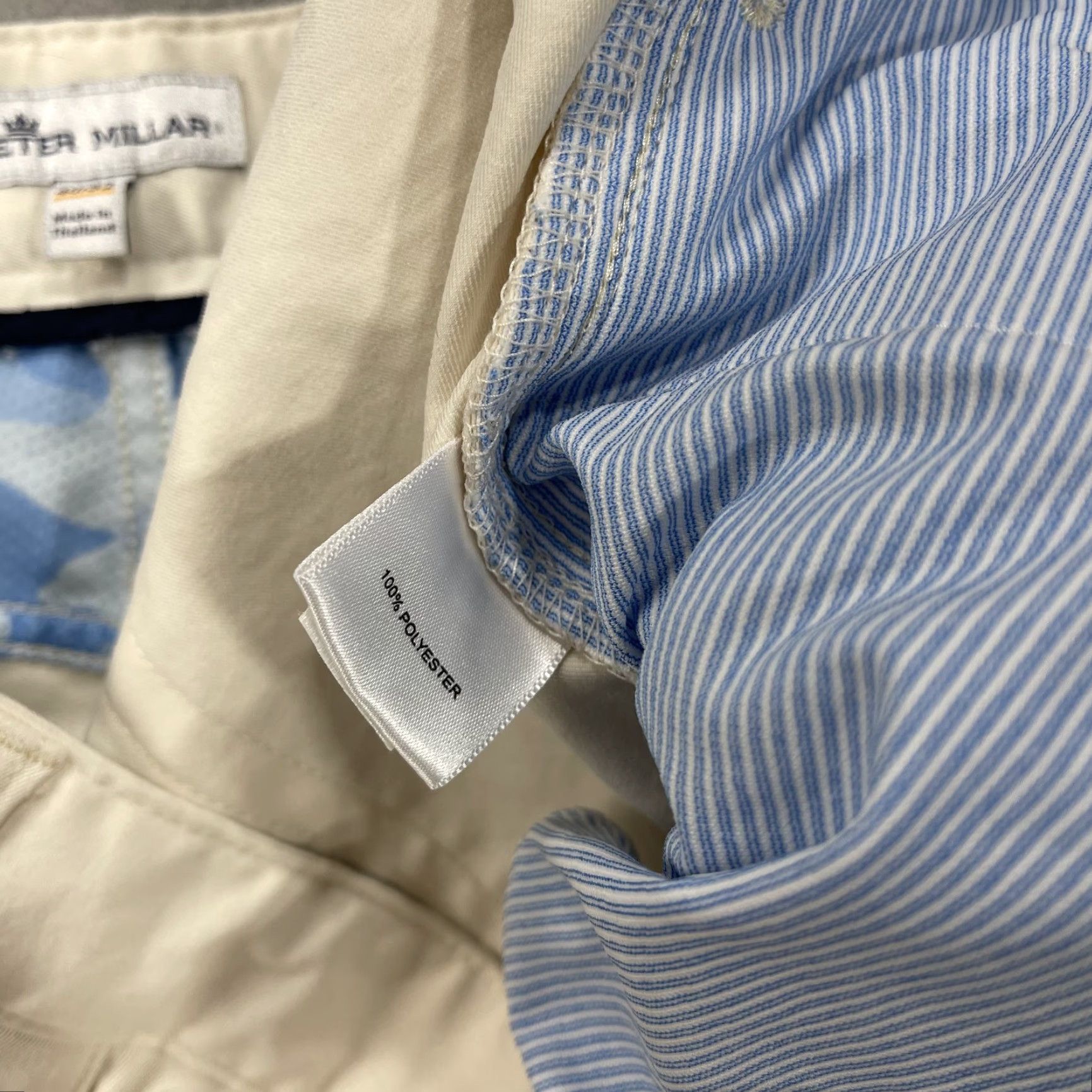 Peter Millar Peter Millar Pants Mens 40x32 Beige Performance Five Pocket Pant Chino Size US 40 / EU 56 - 5 Thumbnail
