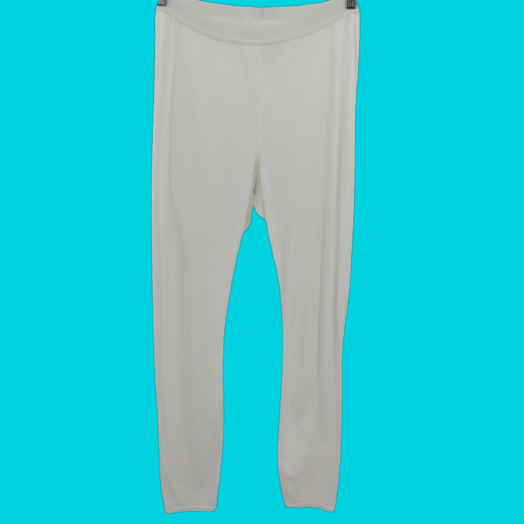 Patagonia VINTAGE Patagonia Men Large Capilene Thermal Pants White Made in USA Outdoors Hiking Pants Men Large White Capilene Thermal Size US 33 - 1 Thumbnail