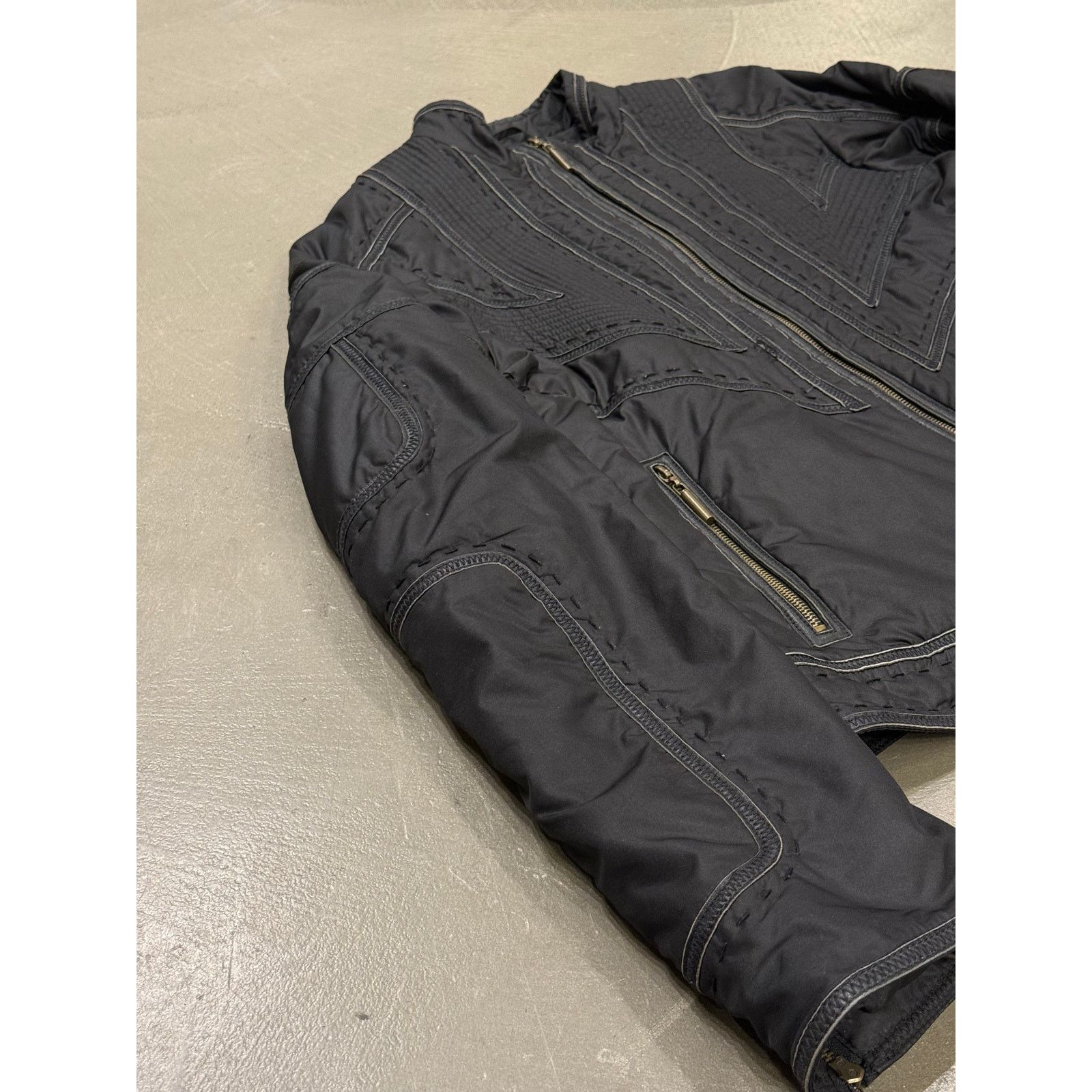 Roberto Cavalli A/W 2007 Cavalli paneled puffer jacket Size US L / EU 52-54 / 3 - 7 Thumbnail