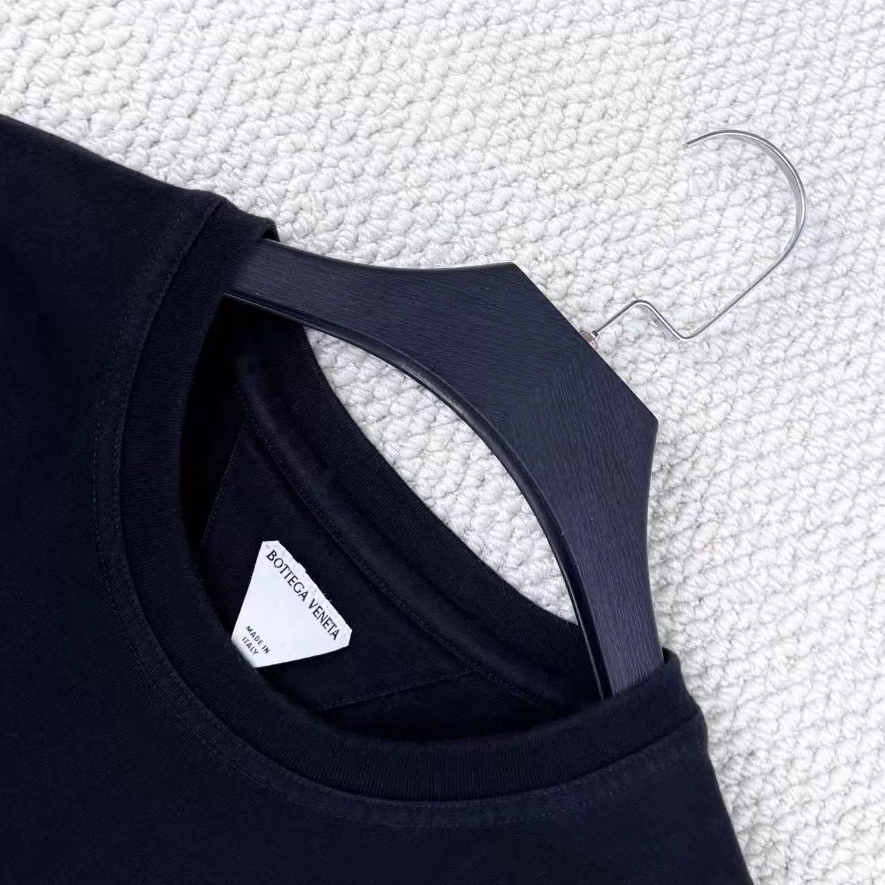 Bottega Veneta BV FW25 Black Matchstick Embroidery Logo SS L Unisex Size US L / EU 52-54 / 3 - 3 Thumbnail