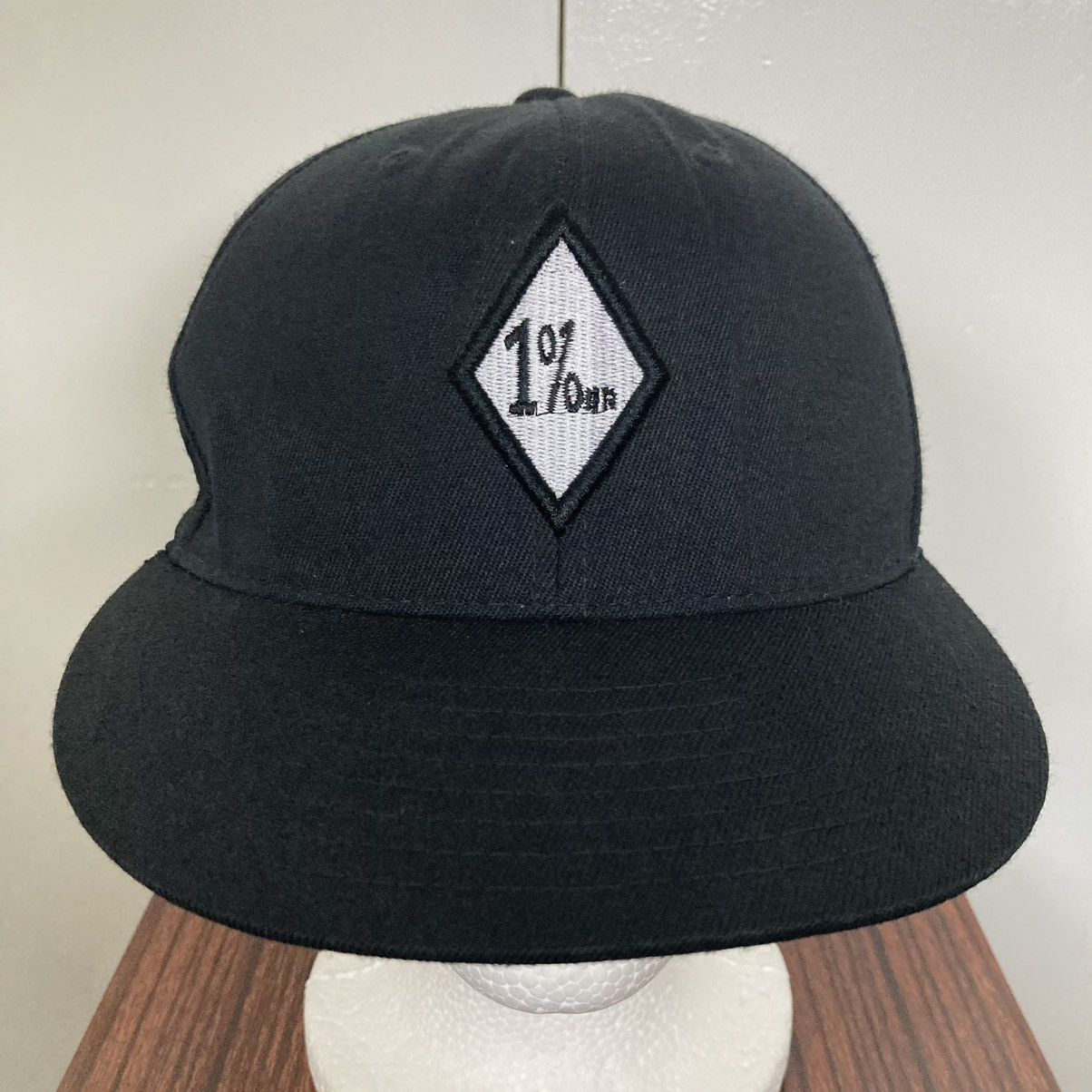 Vintage 1%ER ONE PERCENTER OUTLAW BIKER HAT CAP MOTORCYCLE CLUB MC Size ONE SIZE - 2 Thumbnail