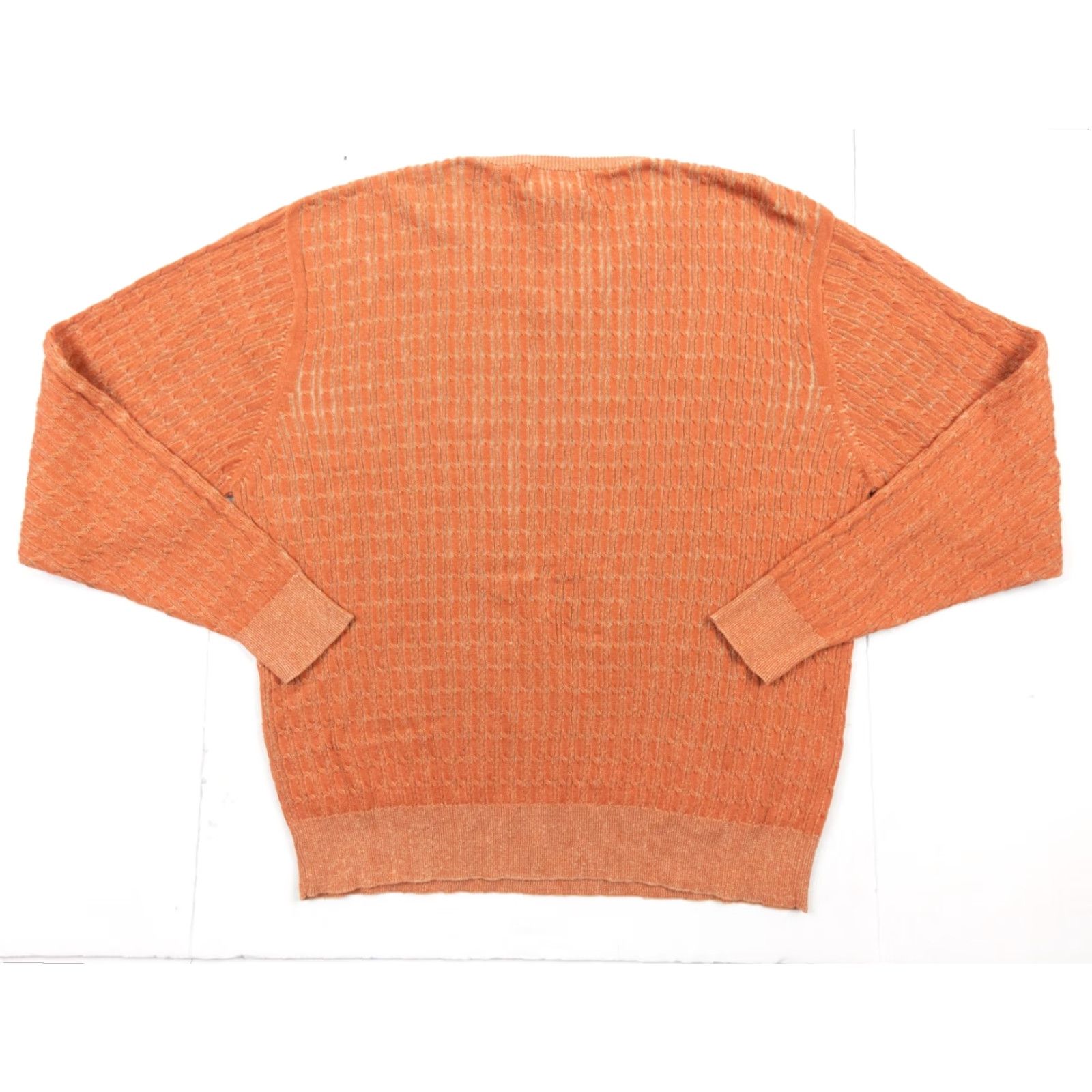Pendleton VINTAGE Pendleton Sweater Shirt Adult M Orange V-Neck Knit Pullover Oversized Mens Size M Size US M / EU 48-50 / 2 - 5 Thumbnail