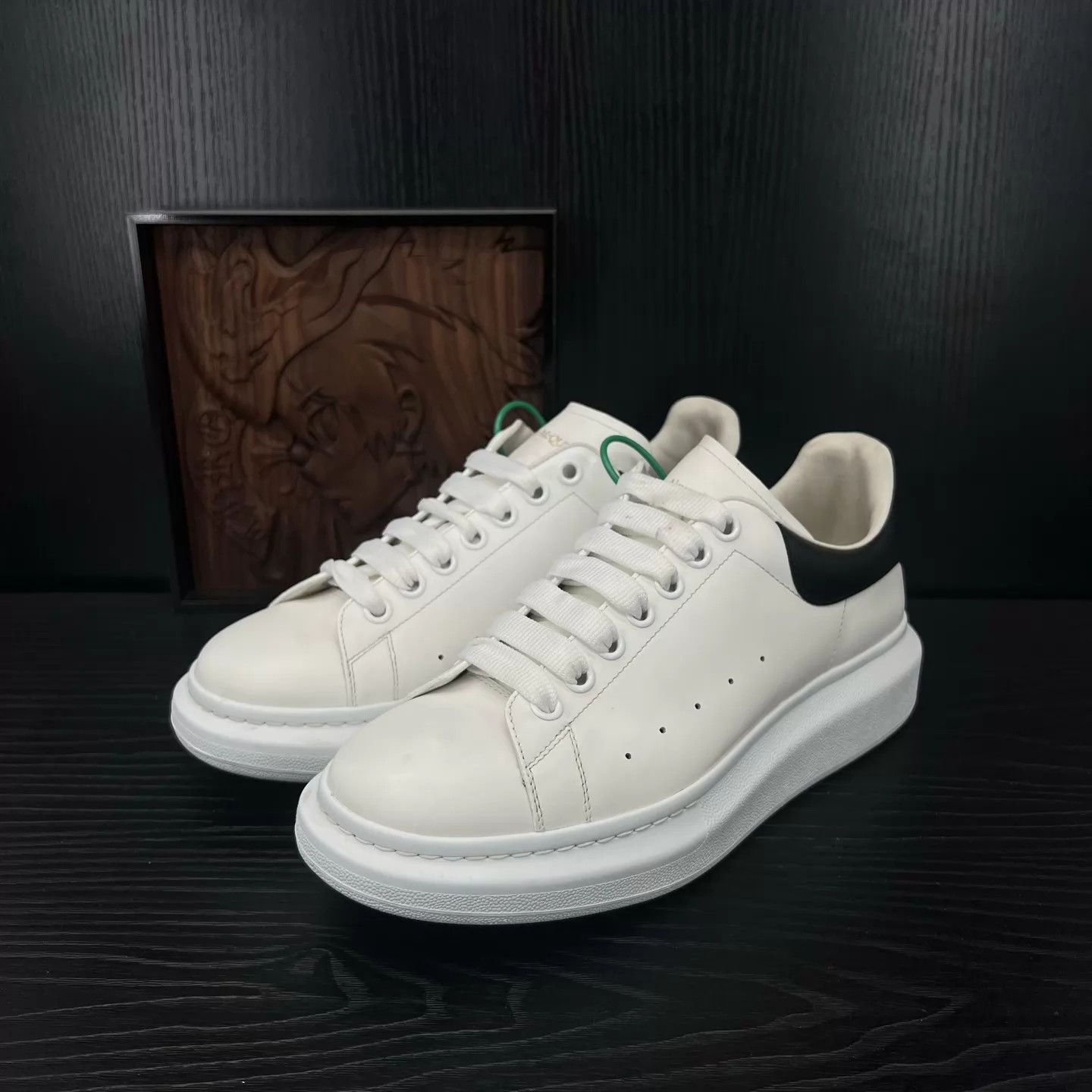 Alexander McQueen McQ Black Tailed smooth calfskin shoes Size US 9 / EU 42 - 1 Thumbnail