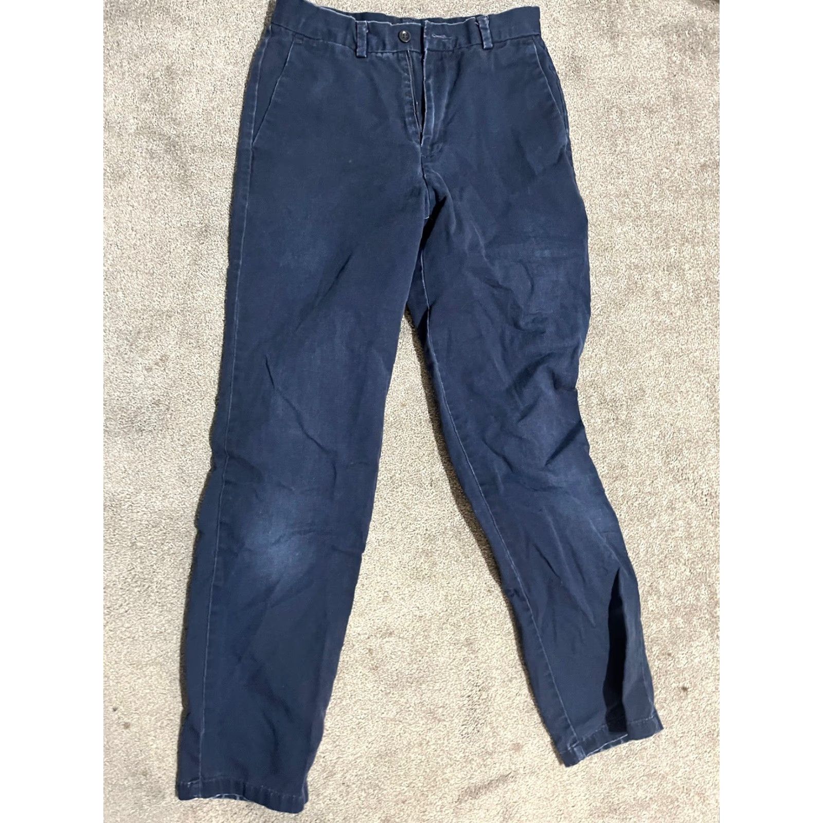 Dockers VINTAGE Dockers Women's Navy Blue Chino Dress Pants Size 4 Stretch Stain Defender Size 27" / US 4 / IT 40 - 3 Thumbnail
