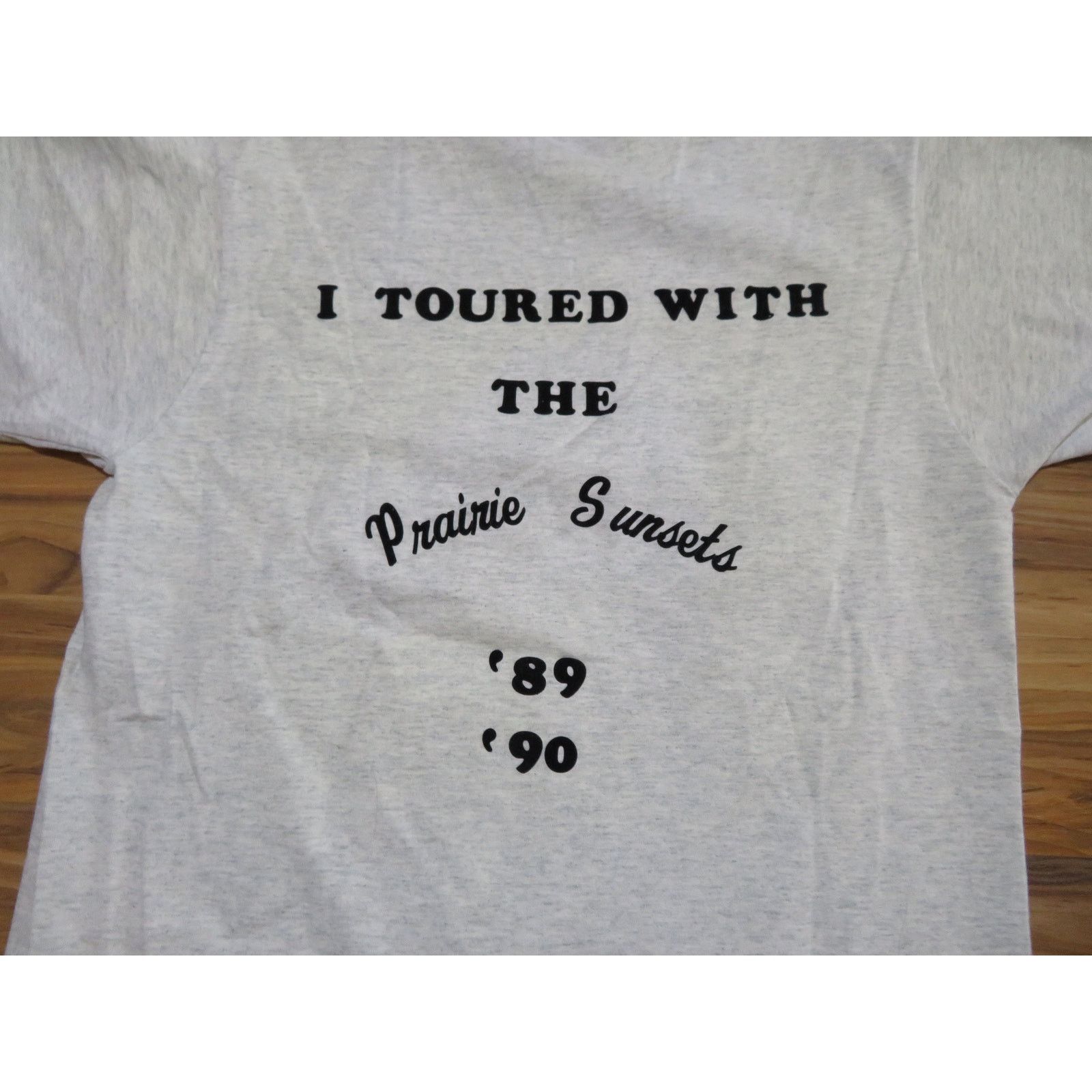 Other I toured With the Prairie Sunsets Band Gray T-shirt M 1980s Size US M / EU 48-50 / 2 - 3 Thumbnail