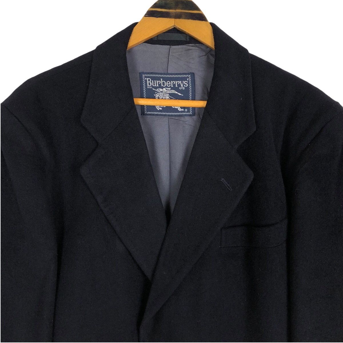 Burberry Vintage Burberrys Wool Cashmere Car Coat Size US L / EU 52-54 / 3 - 10 Thumbnail