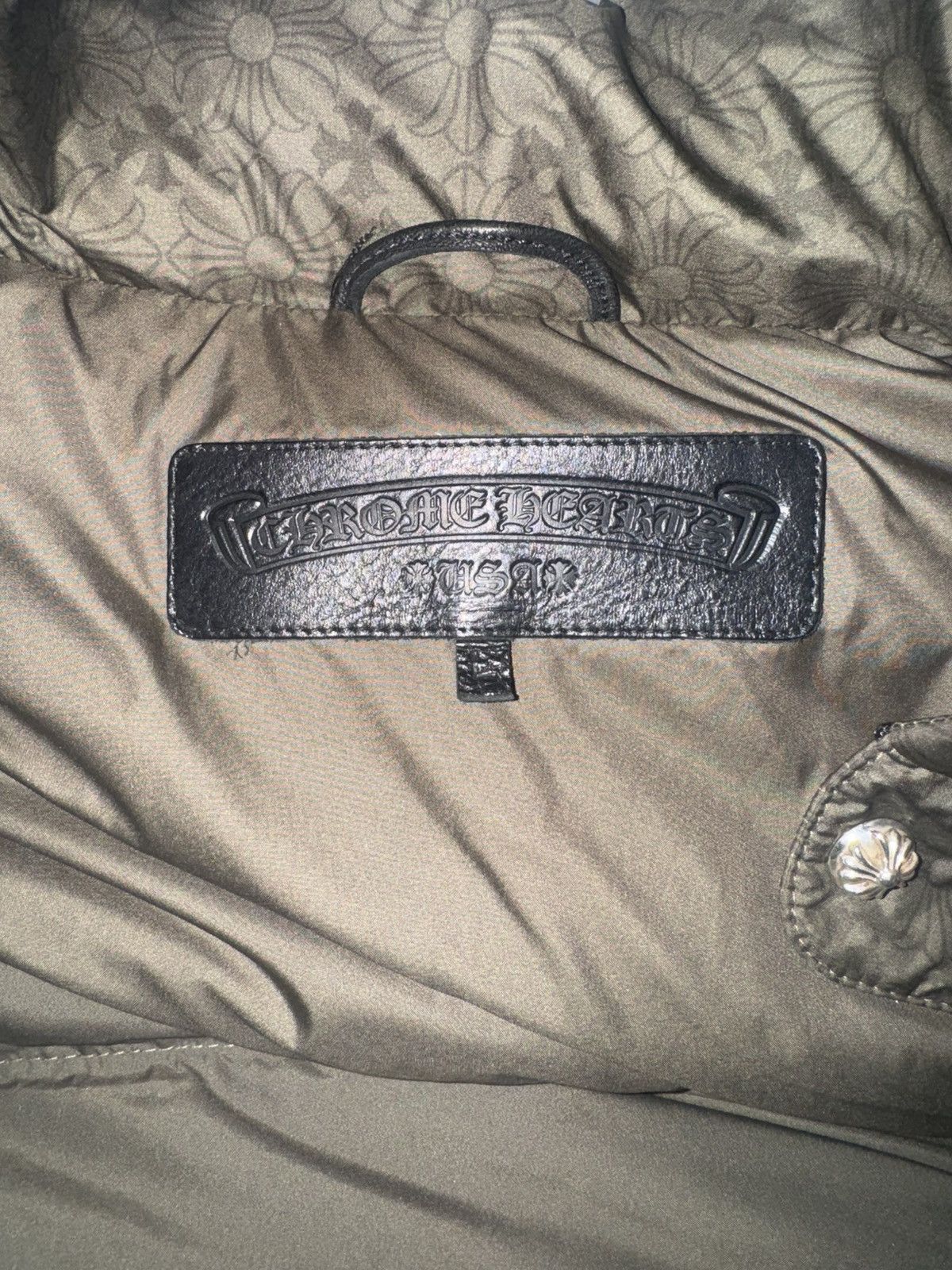 Chrome Hearts Chrome Hearts Monogram Puffer Jacket Olive Size US L / EU 52-54 / 3 - 10 Thumbnail