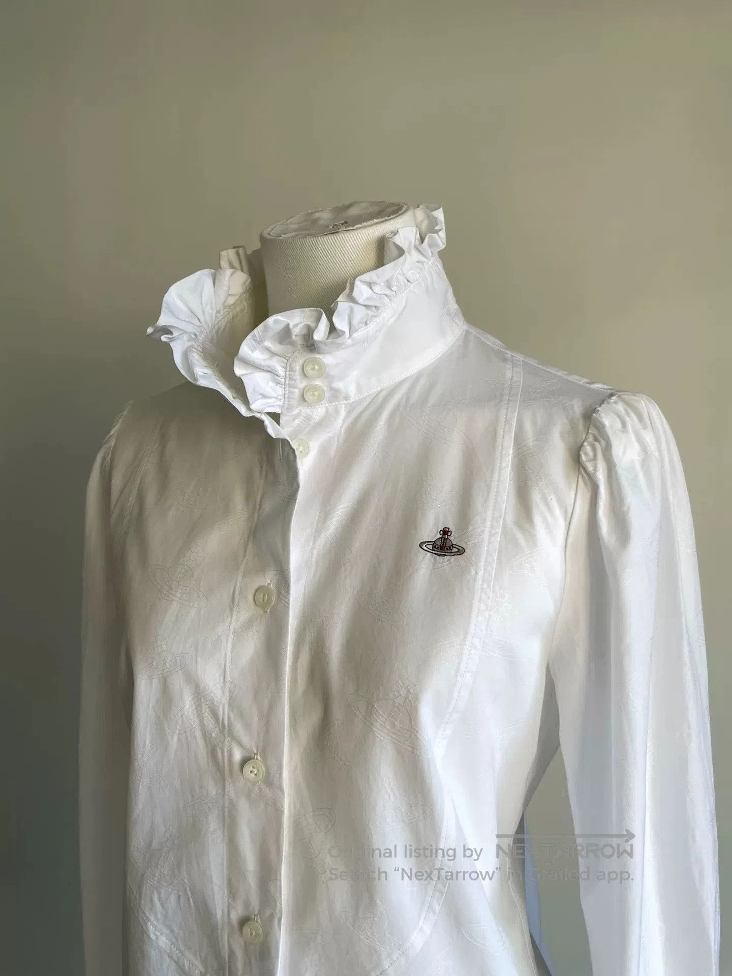 Vivienne Westwood vivienne westwood ruffled collar embroidered shirt. Size S / US 4 / IT 40 - 5 Thumbnail