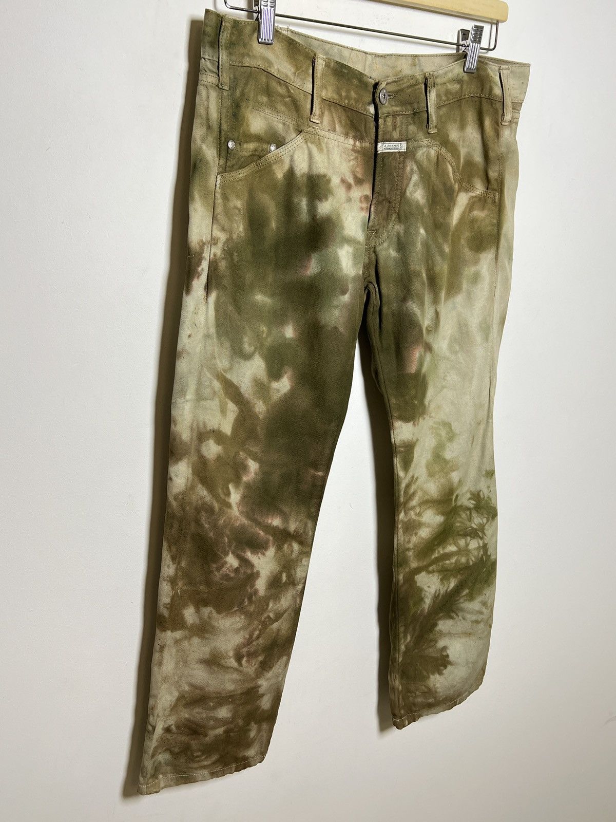 Marithe + Francois Girbaud marithe francois girbaud y2k tie dye mud pants m-l Size US 31 - 7 Thumbnail