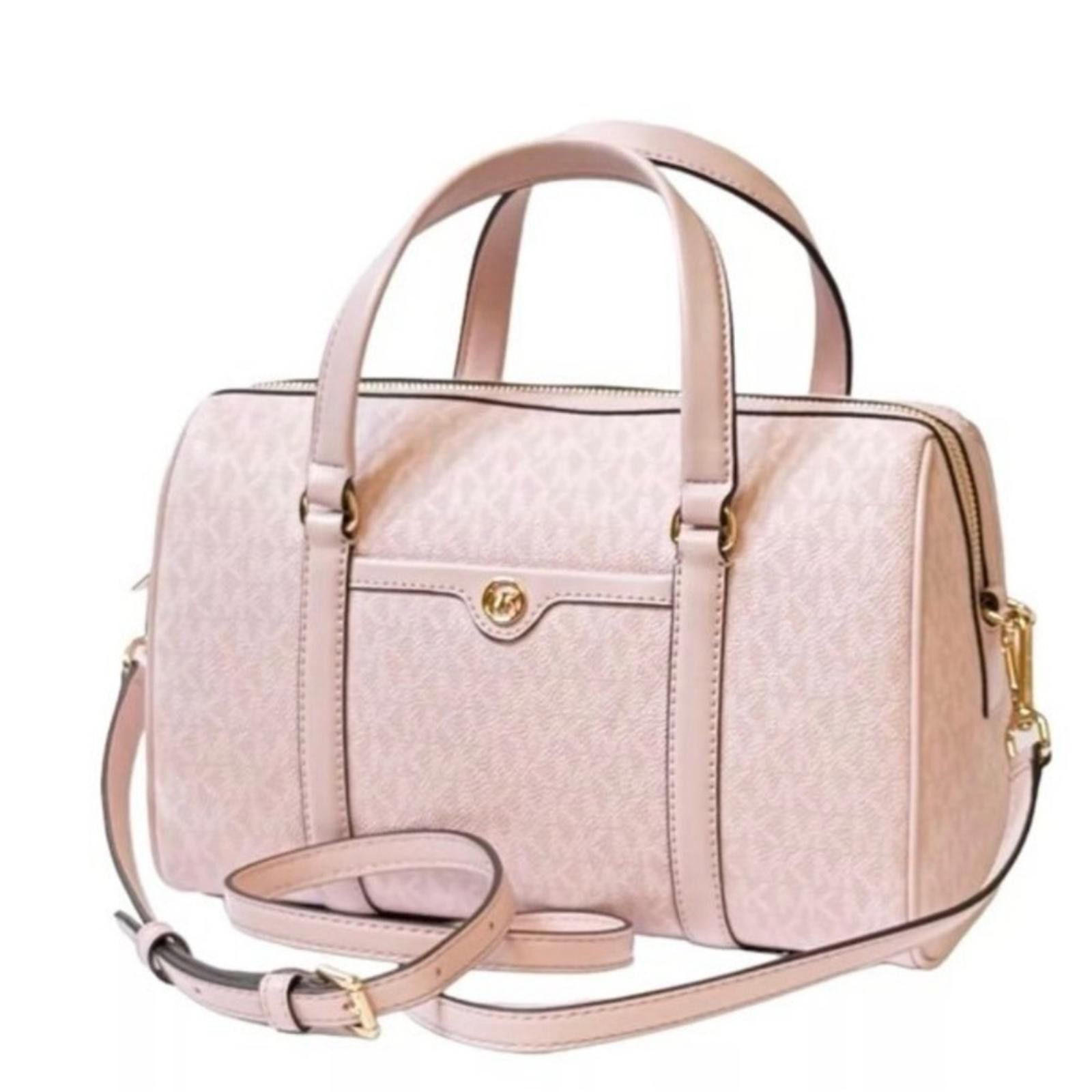 Michael Kors Michael Kors Powder Blush Travel Satchel W/ Crossbody Strap Size ONE SIZE - 7 Thumbnail
