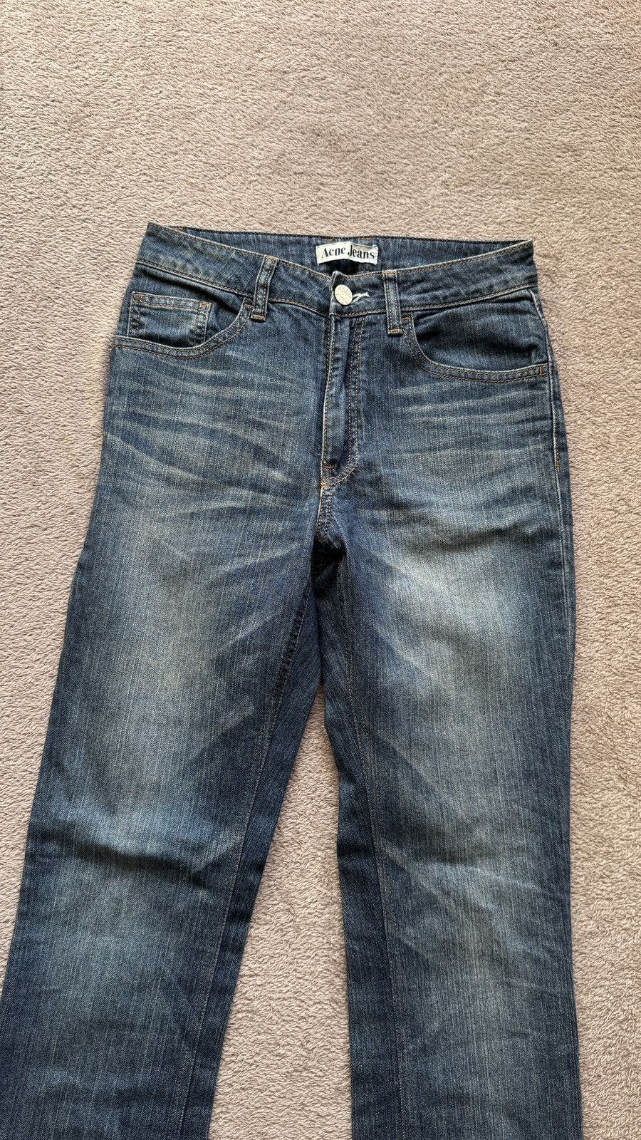 Acne Studios Acne Studio Y2K Straight Faded Mudwash Jean Helmut Lang vibe Size 26" / US 2 / IT 38 - 2 Thumbnail
