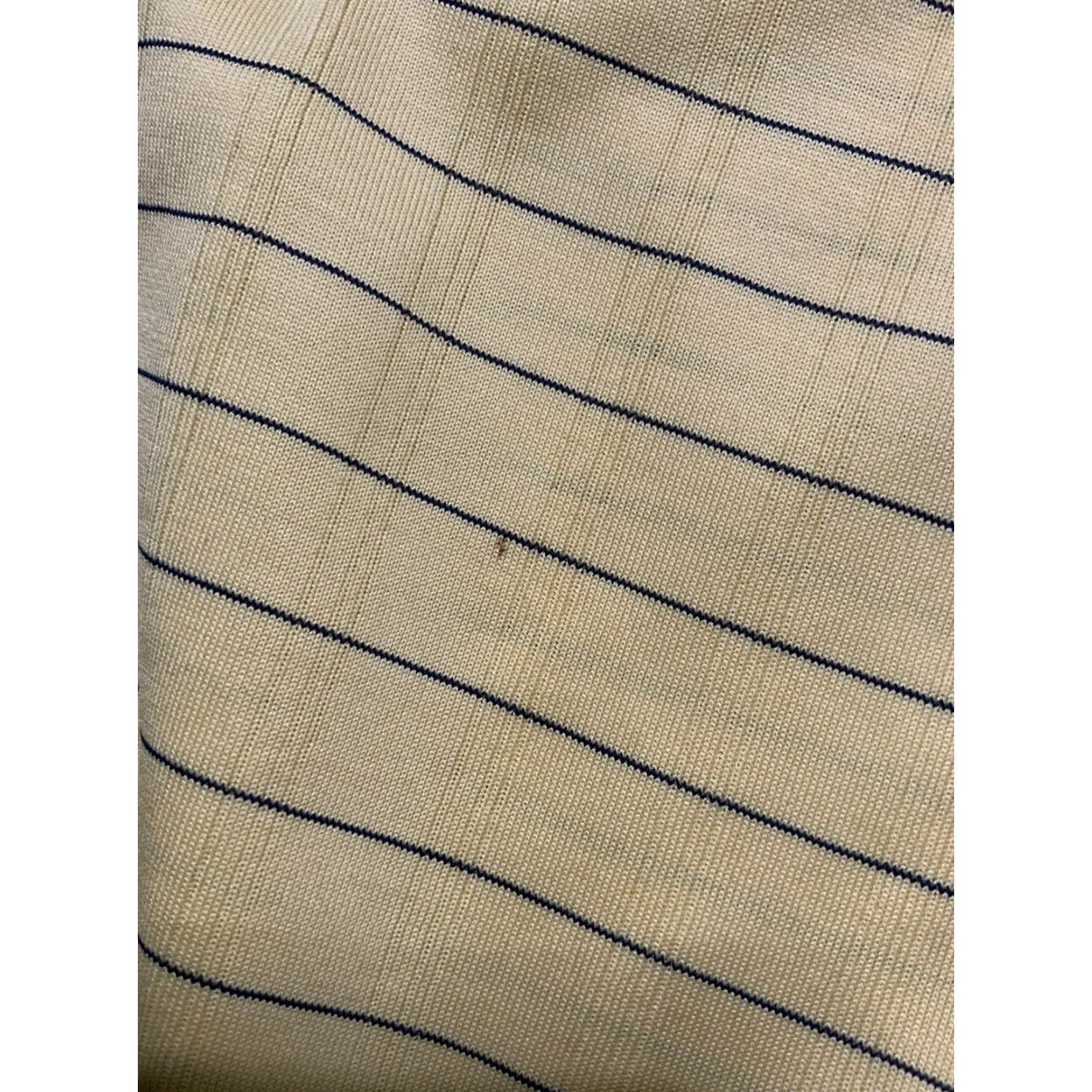 Nike VINTAGE Nike Tiger Woods Collection Striped TW Golf Fit Dry Polo Shirt M Men Yellow Polo Size US M / EU 48-50 / 2 - 5 Thumbnail