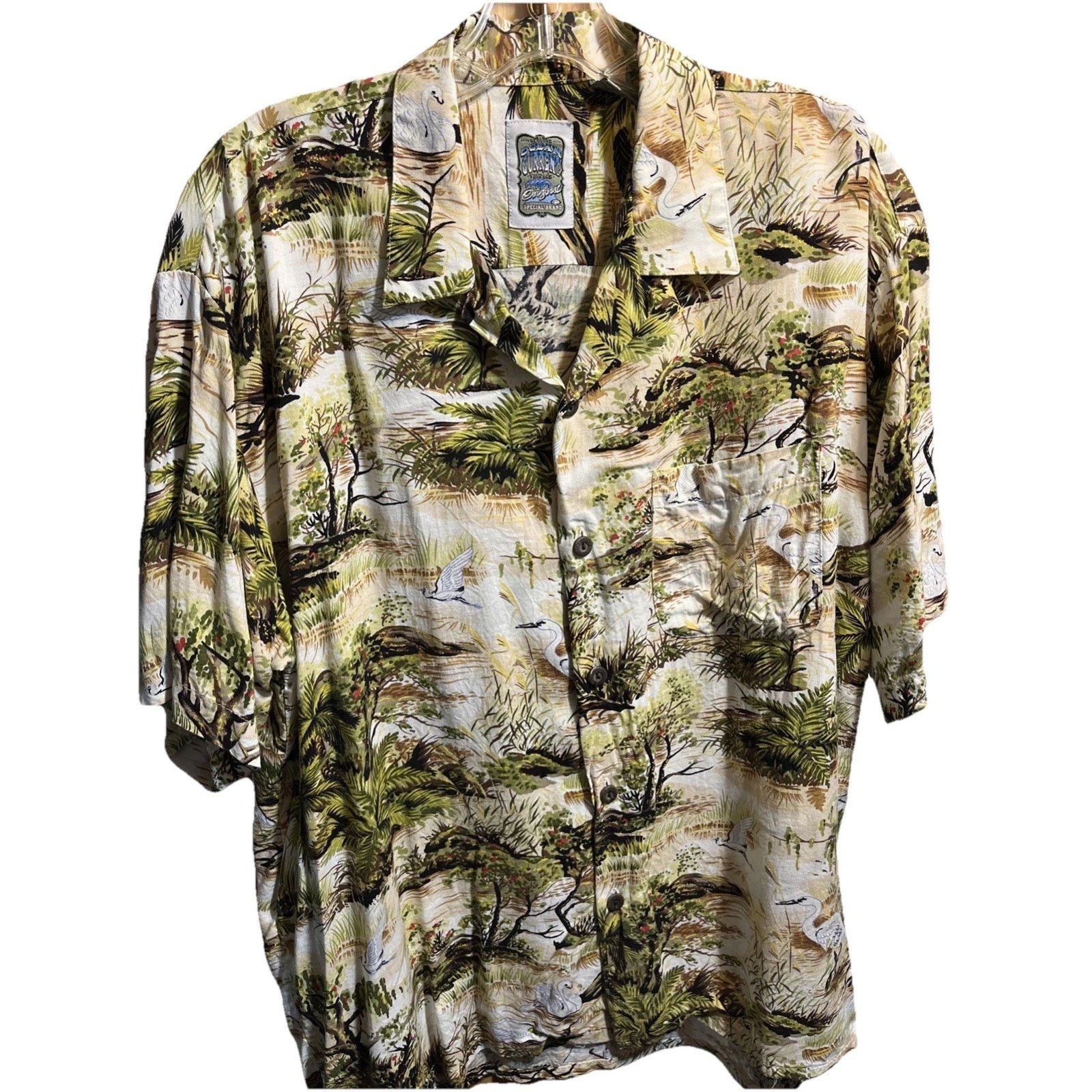 Ocean Current Ocean Current Vintage Hawaiian Shirt Mens L Rayon Korea SS Size US L / EU 52-54 / 3 - 1 Thumbnail
