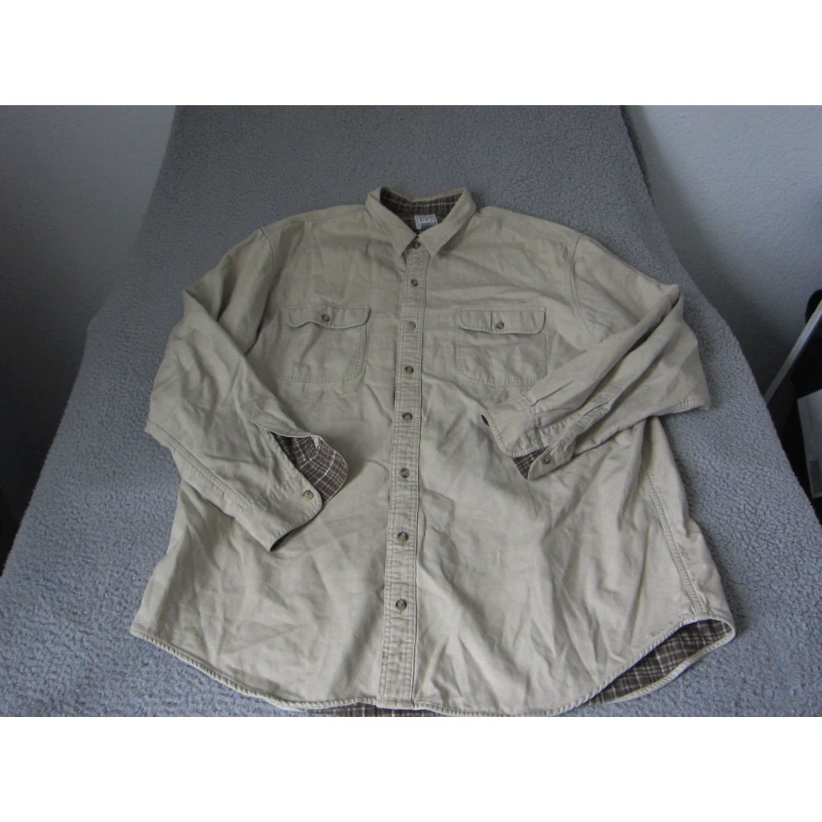 Vintage VINTAGE Field Gear Shirt Mens 2XL Brown Canvas Button-Up 80s 90s Lined Pockets Shirt Size US XXL / EU 58 / 5 - 2 Thumbnail