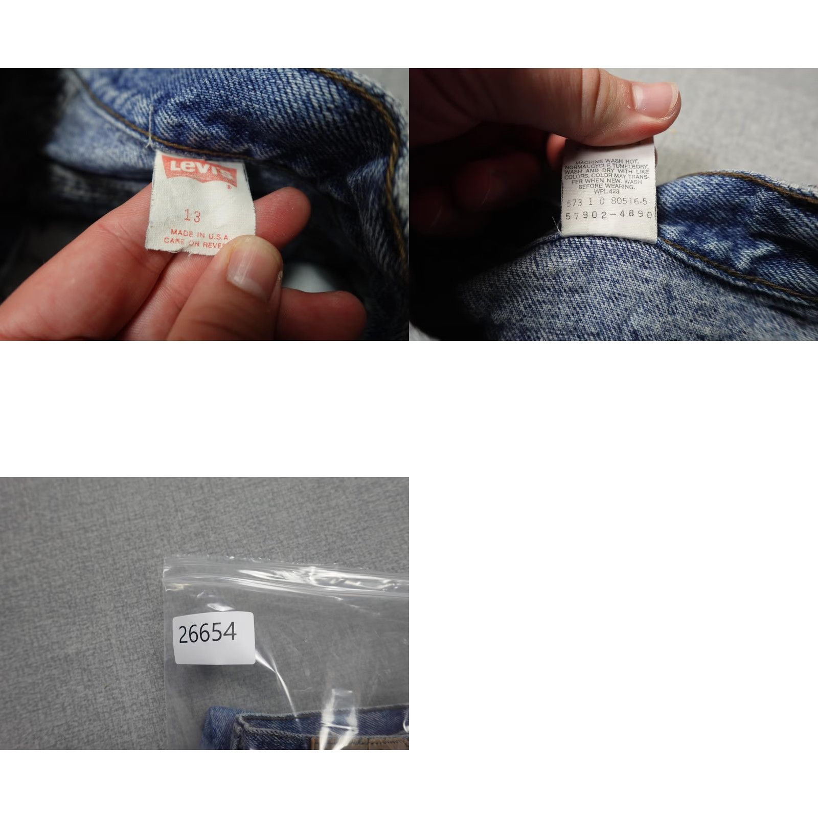 Levi's VINTAGE Levi’s Silver Tab Jeans Womens 13 Blue High Rise Tapered 90s Made In USA Size 34" / US 12 / IT 48 - 9 Thumbnail